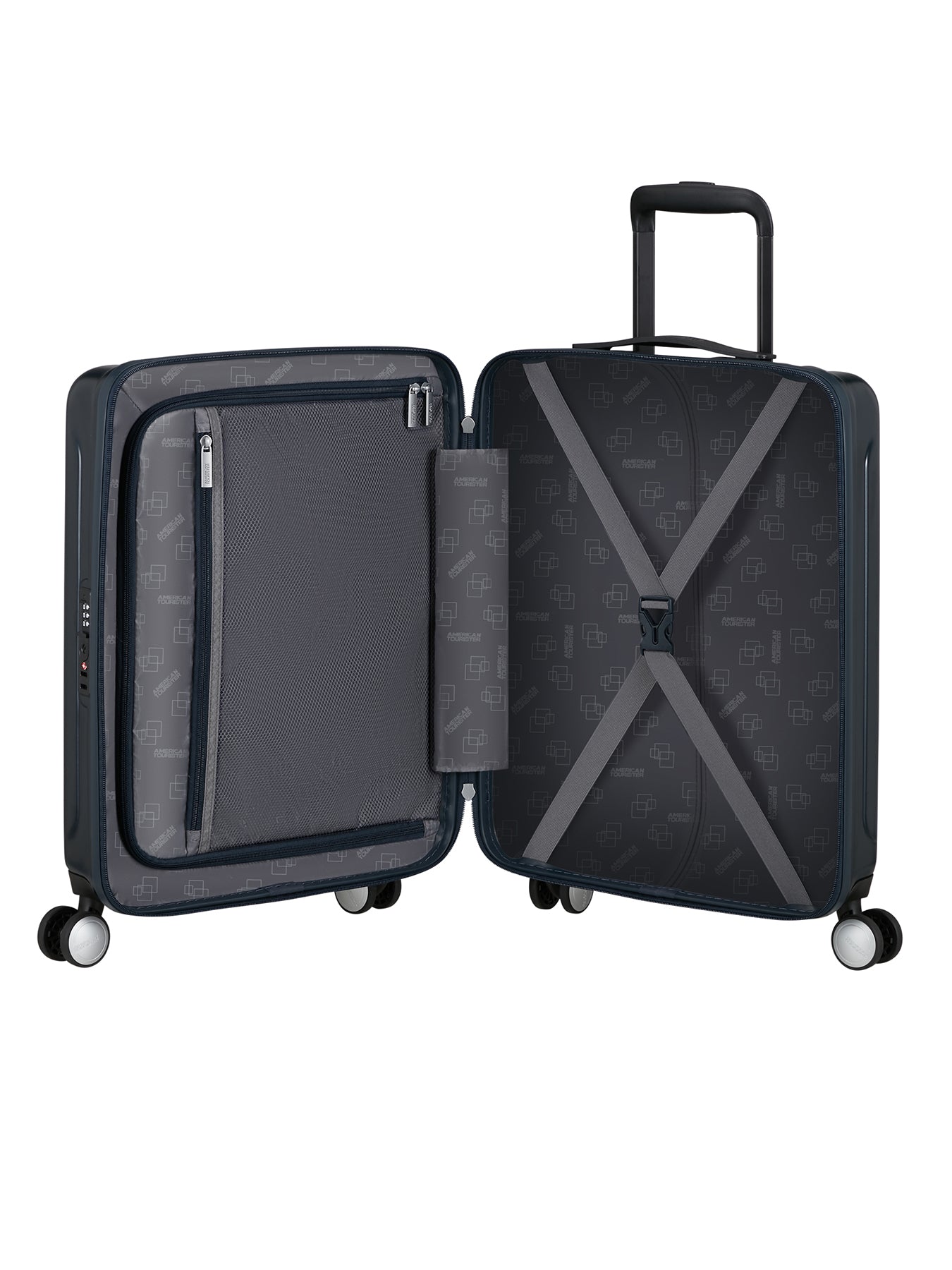 Skyrail Cabin Suitcase 55cm Spinner TSA Blue
