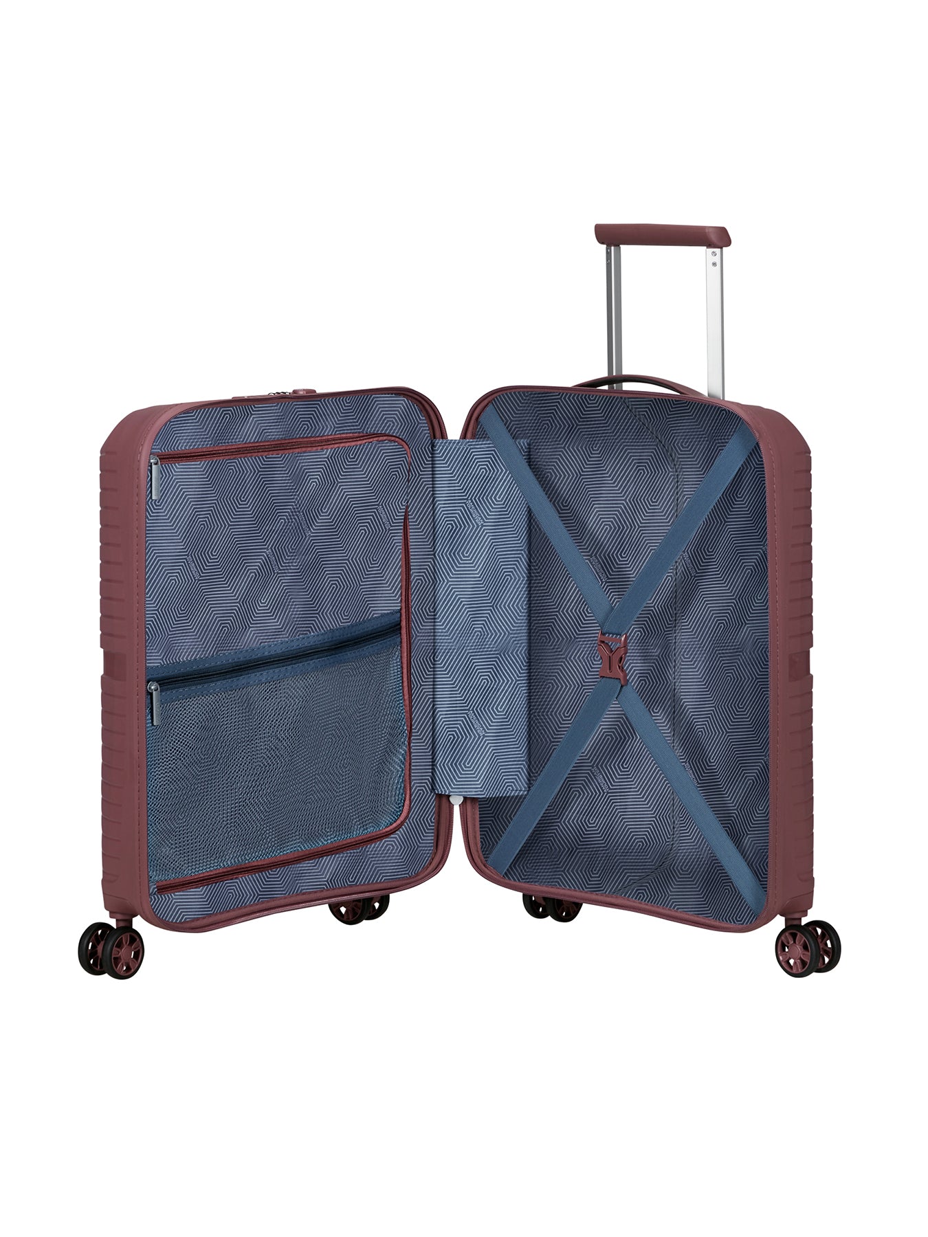 Airconic Cabin Luggage Suitcase 55cm Purple