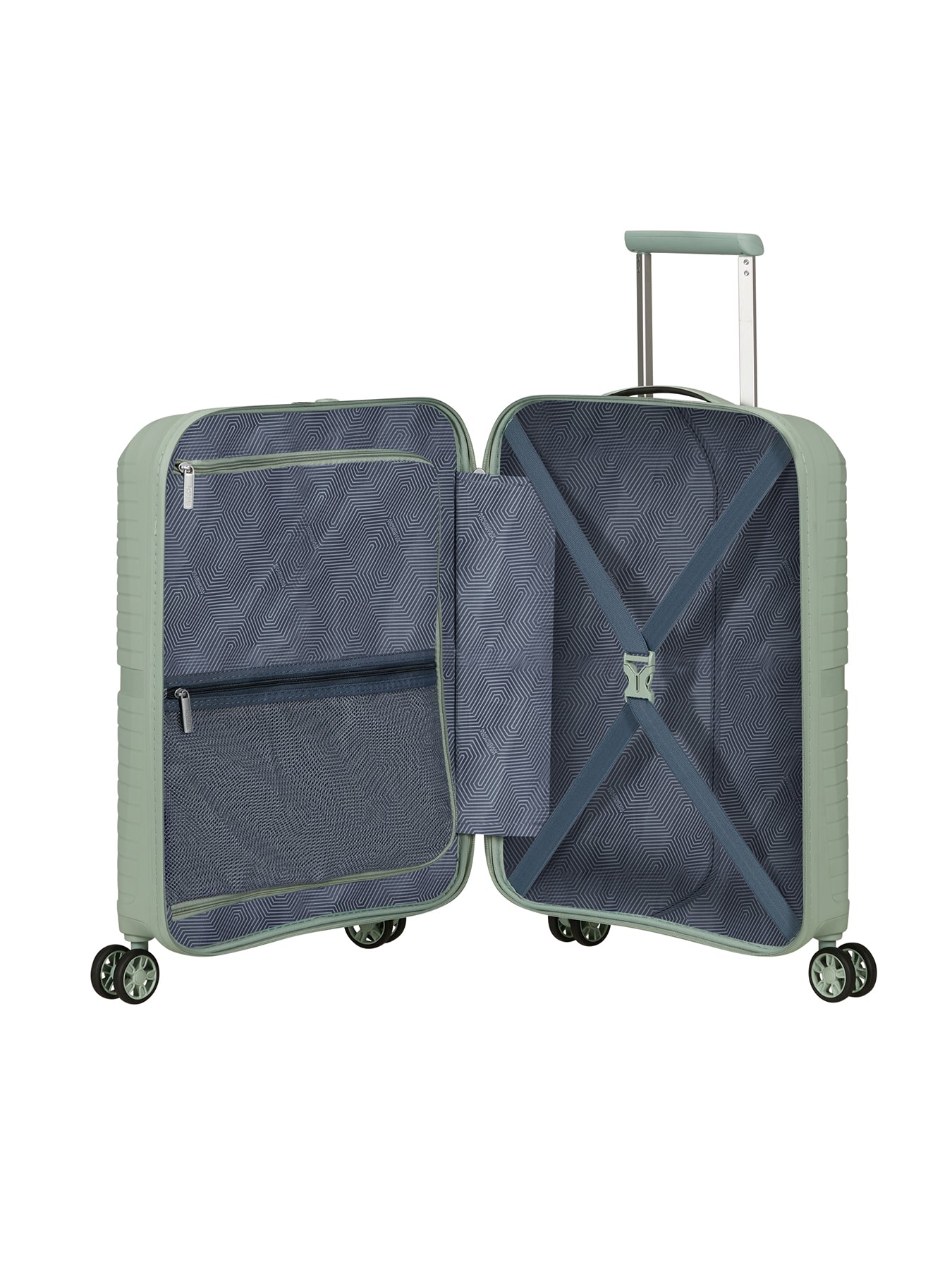 Airconic Cabin Luggage Suitcase 55cm Green