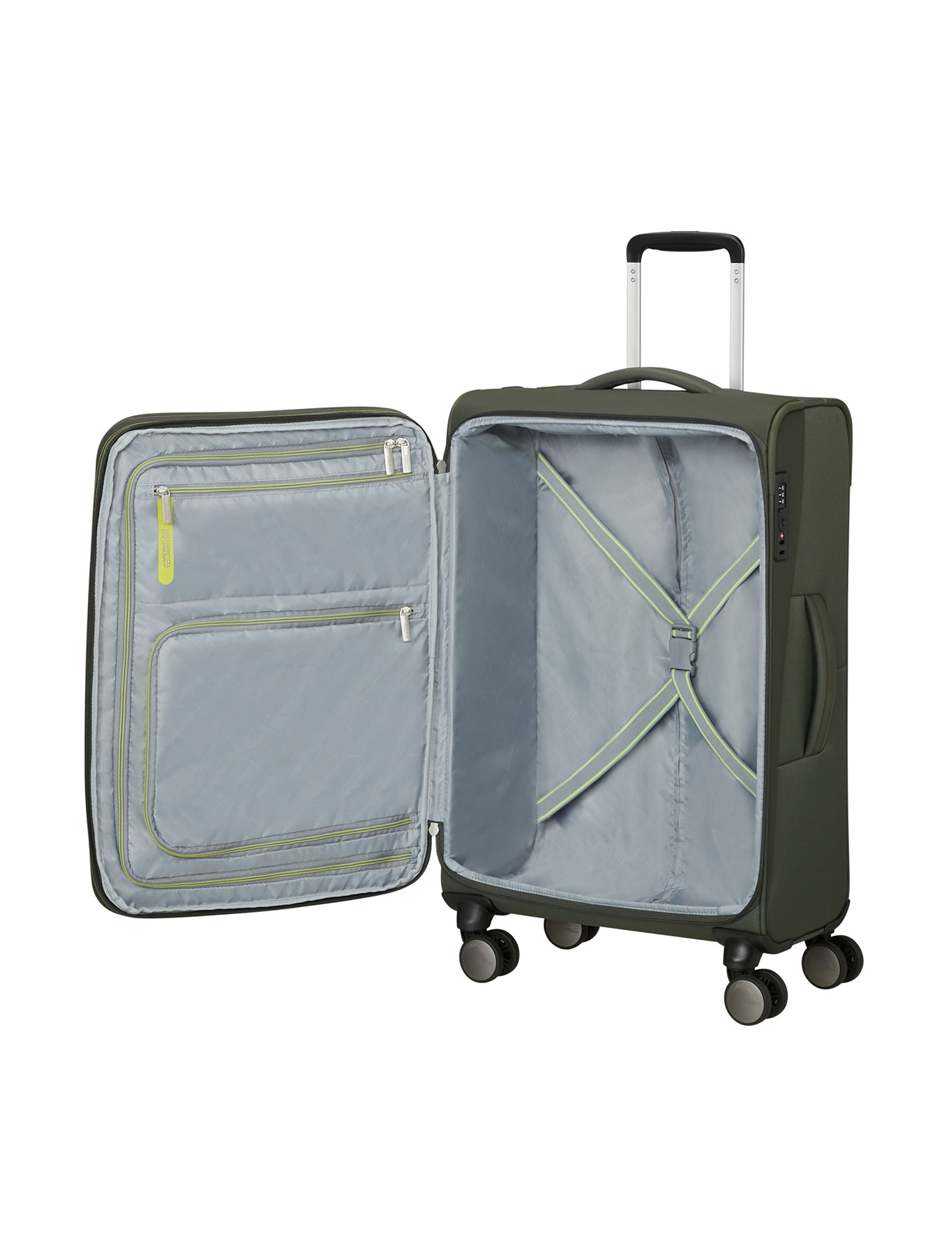 Wanderlite Large Suitcase Green 79cm
