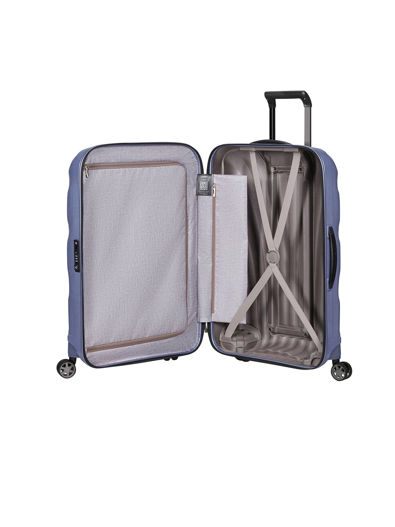 C Lite Spinner Large Suitcase Purple