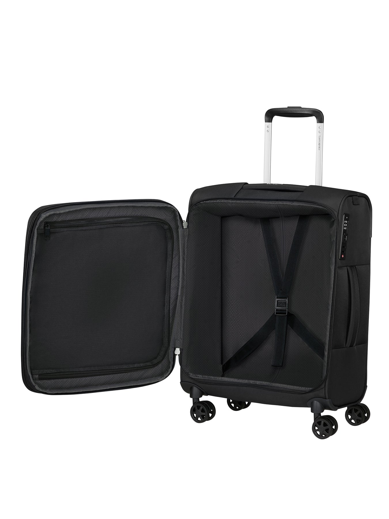 Gotwist Cabin Luggage Suitcase 55cm Black