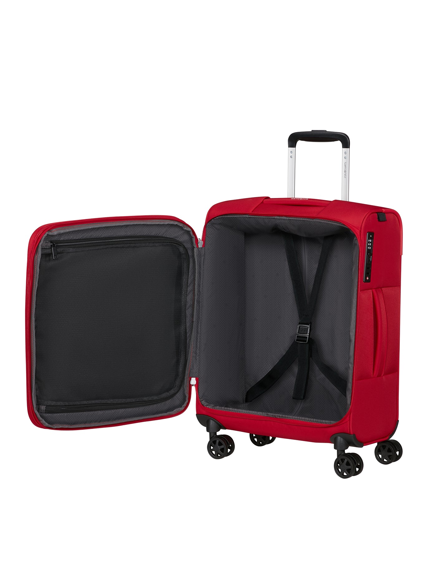 Gotwist Spinner Cabin Suitcase Red