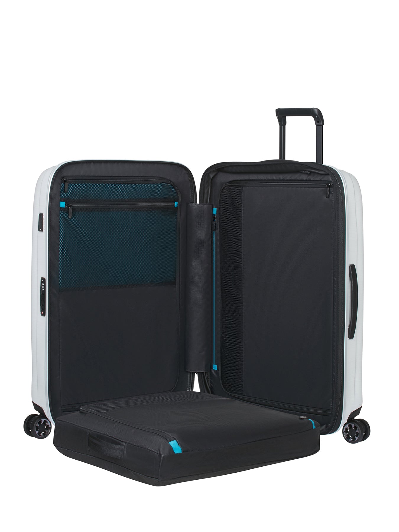 Nexis Large Suitcase White