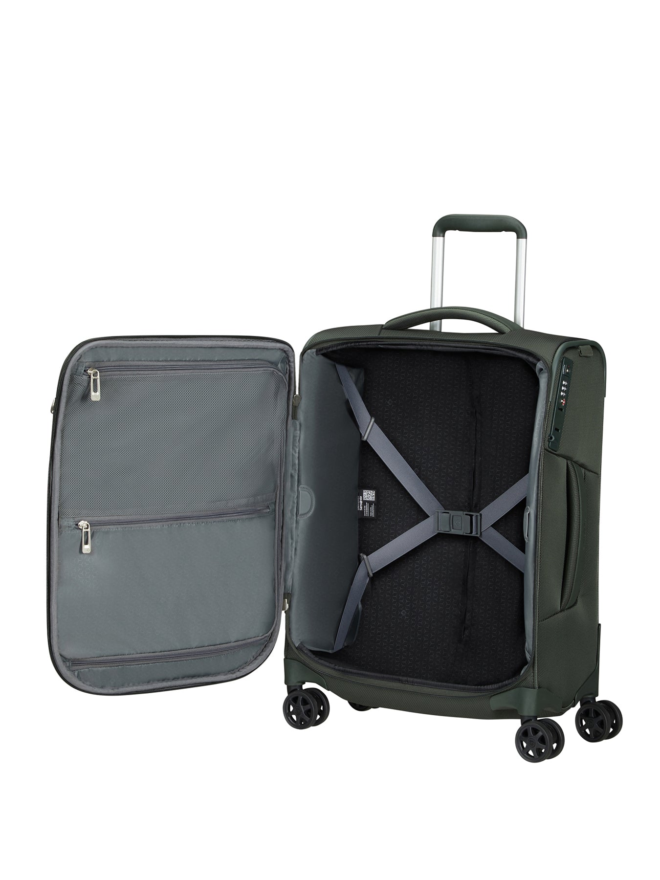 Respark Spinner Cabin Suitcase Green