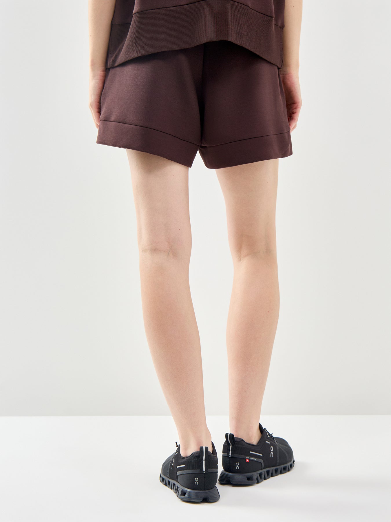 Atrium High Rise Sweatshorts Brown
