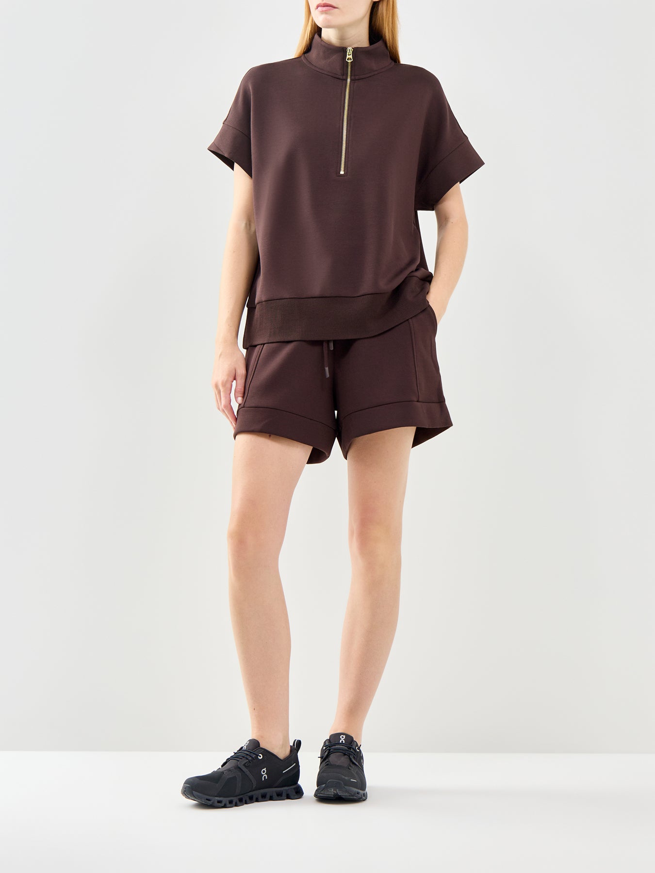Ritchie Short Sleeve Sweatshirt Brown