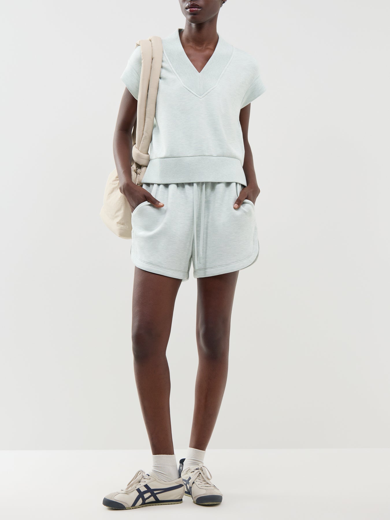 Gracee V-Neck Tank Mint Green