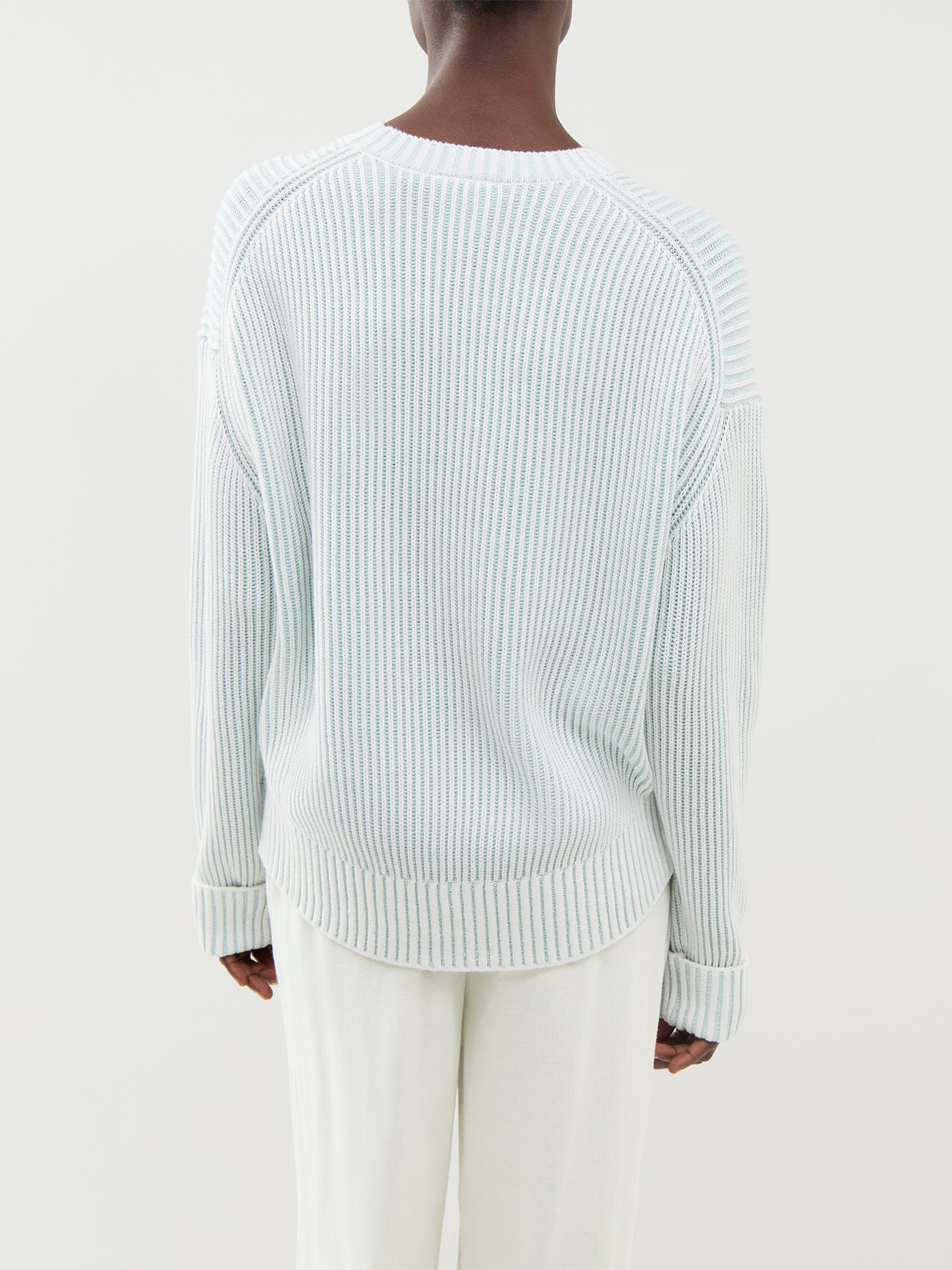 Seymour Cotton Knit Sweater Blue Haze