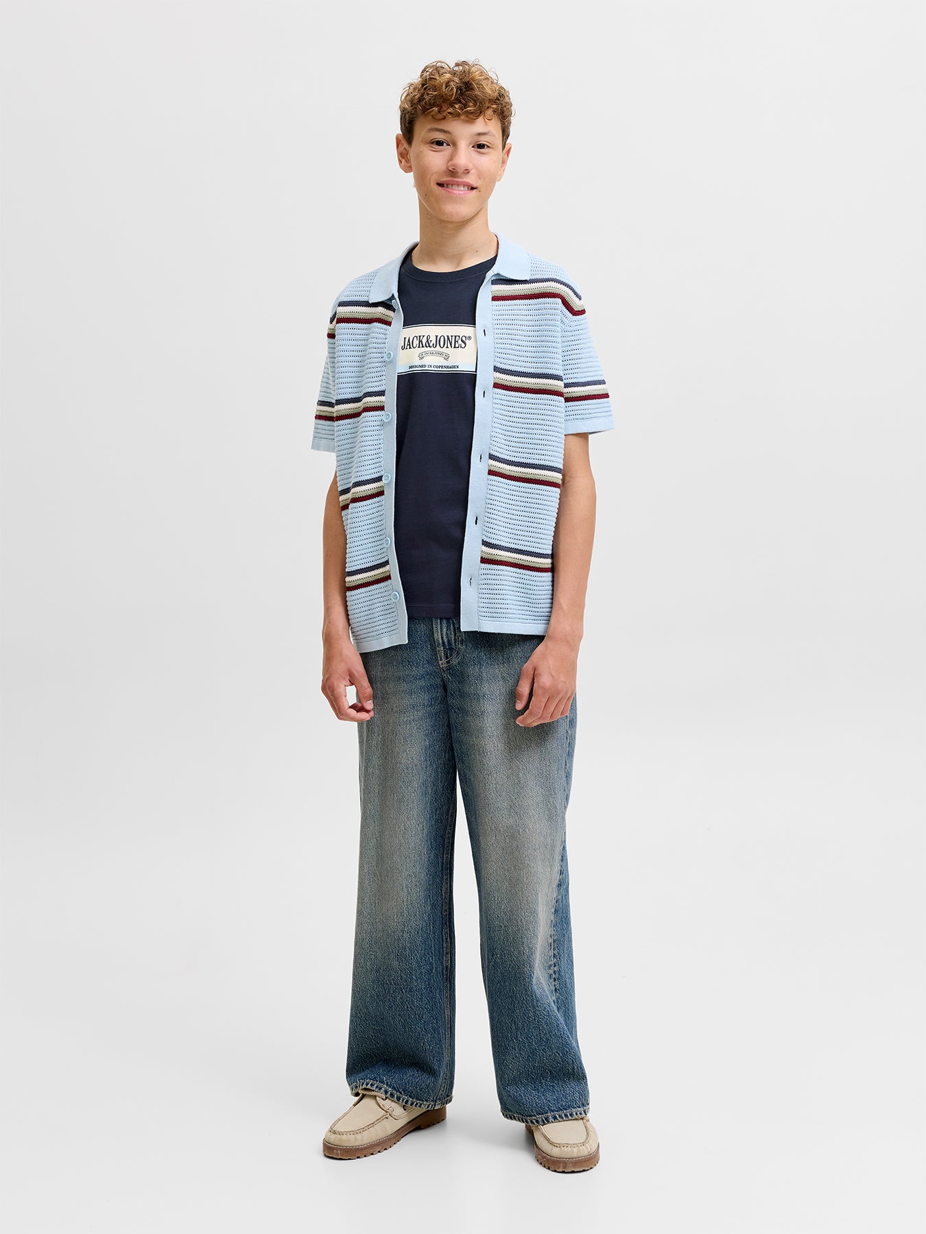 Boys Frederiksberg Graphic T-Shirt Navy