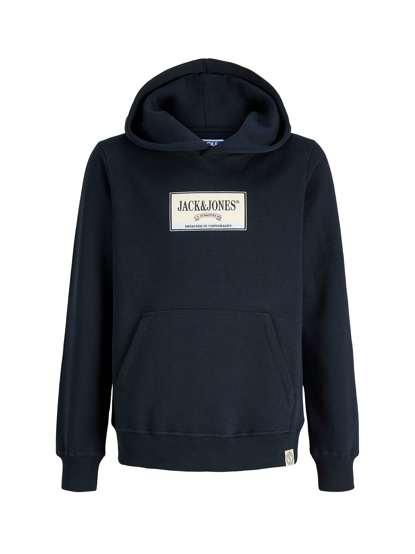 Kids Frederik Graphic Hoodie Navy