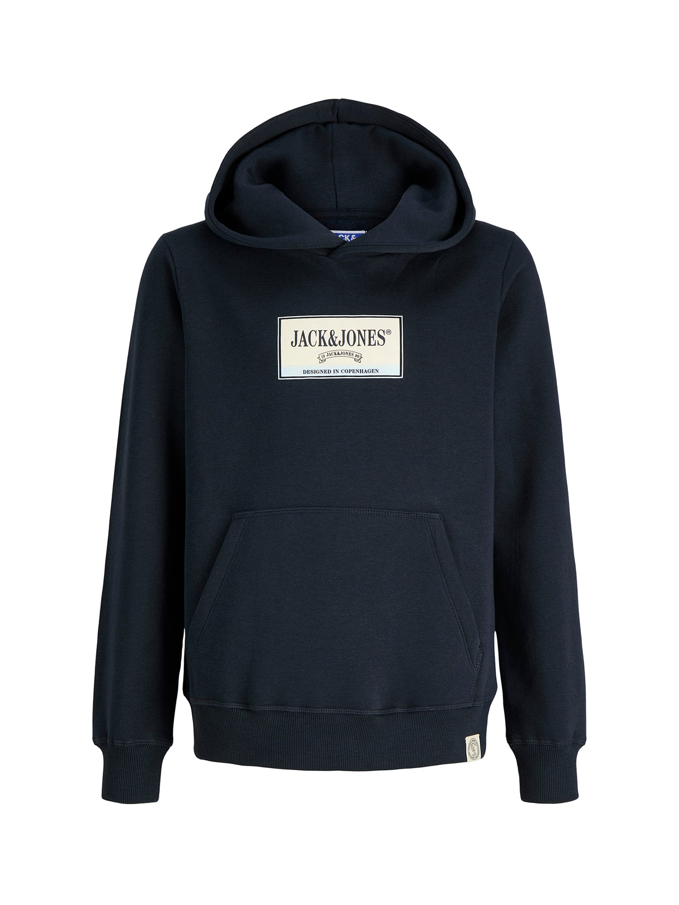 Kids Frederik Graphic Hoodie Navy