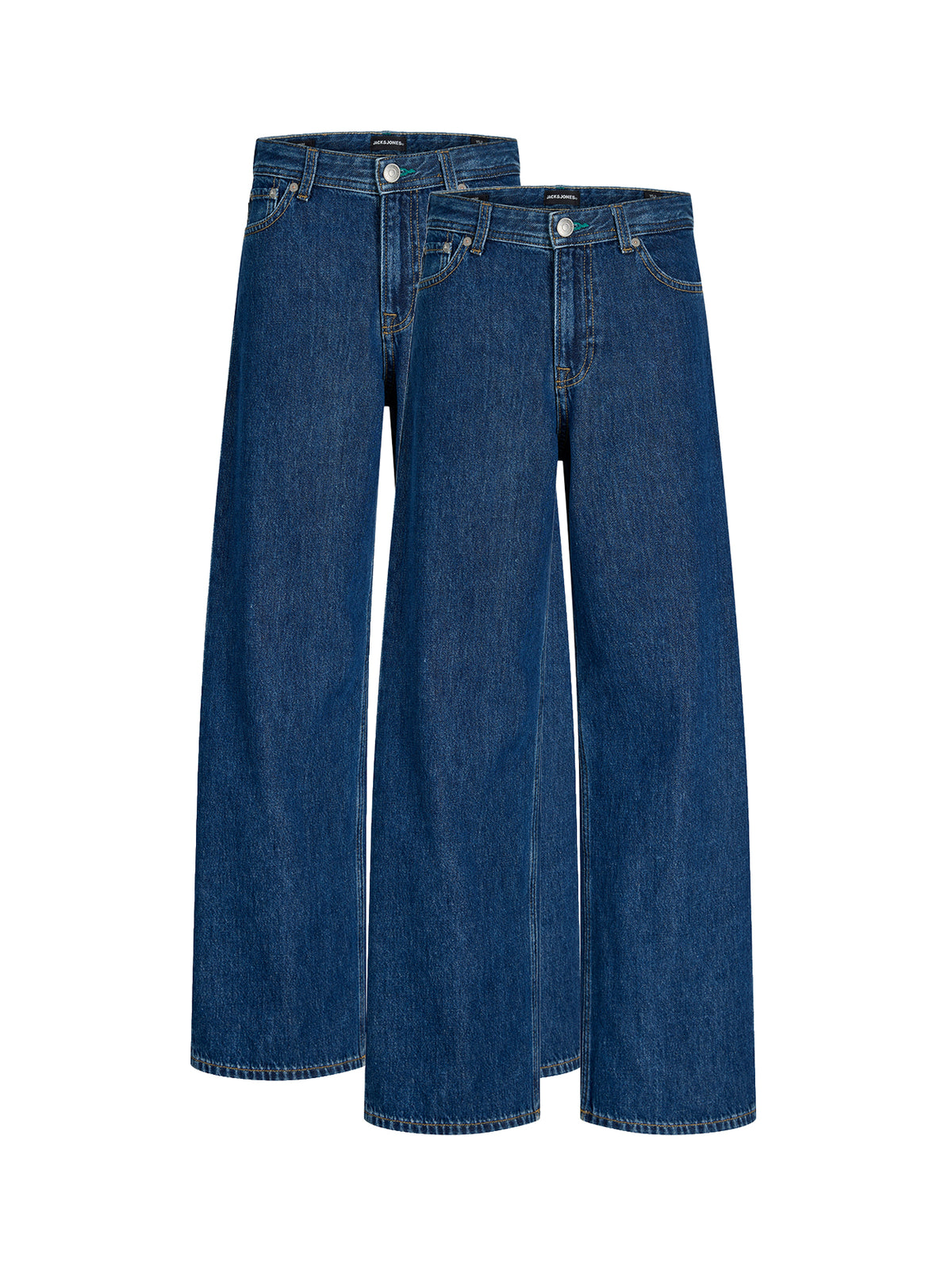 Cotton Blend Dave Jeans - Blue Denim