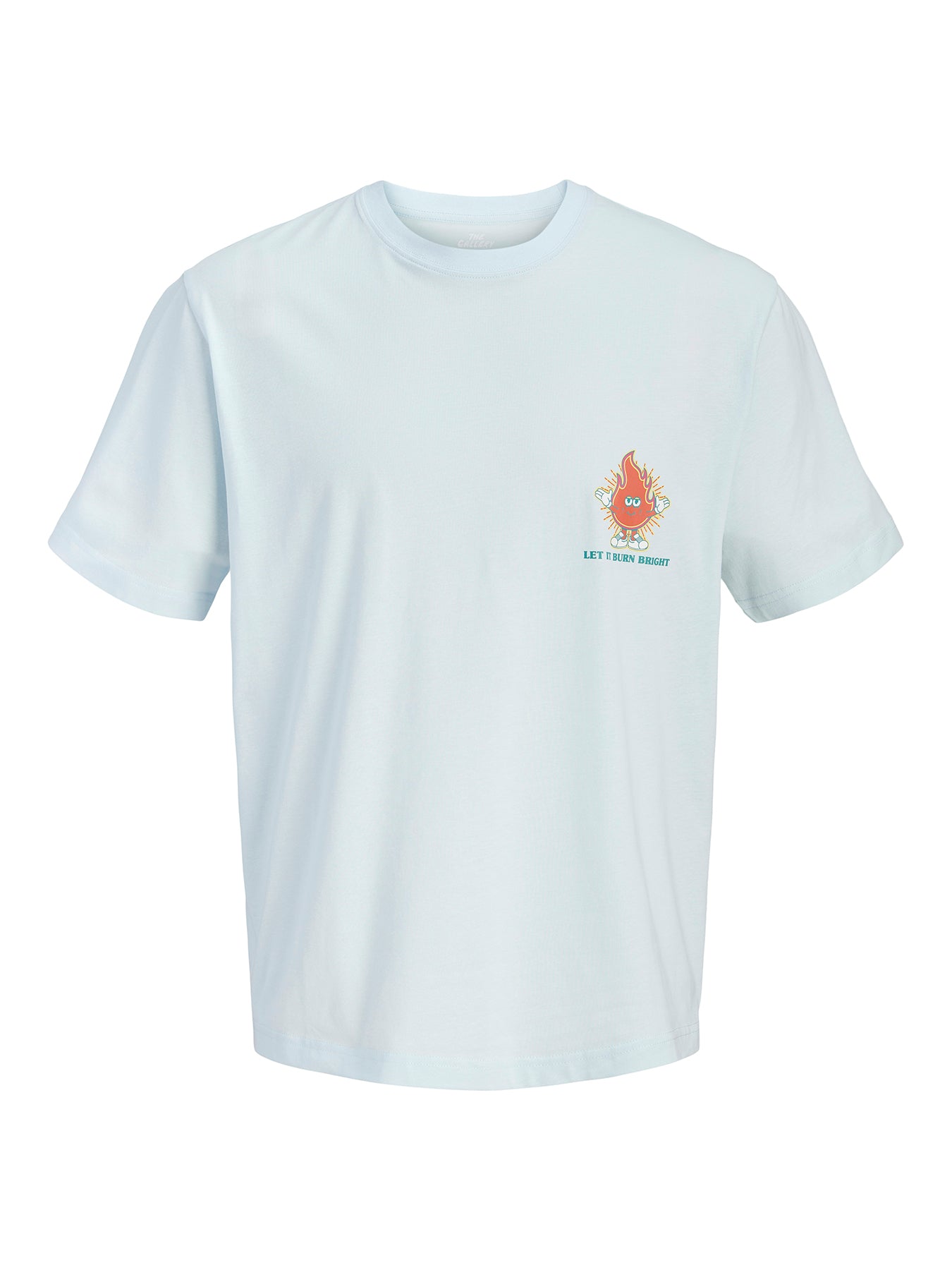 Kids' Cartoon Graphic T-Shirt Light Blue