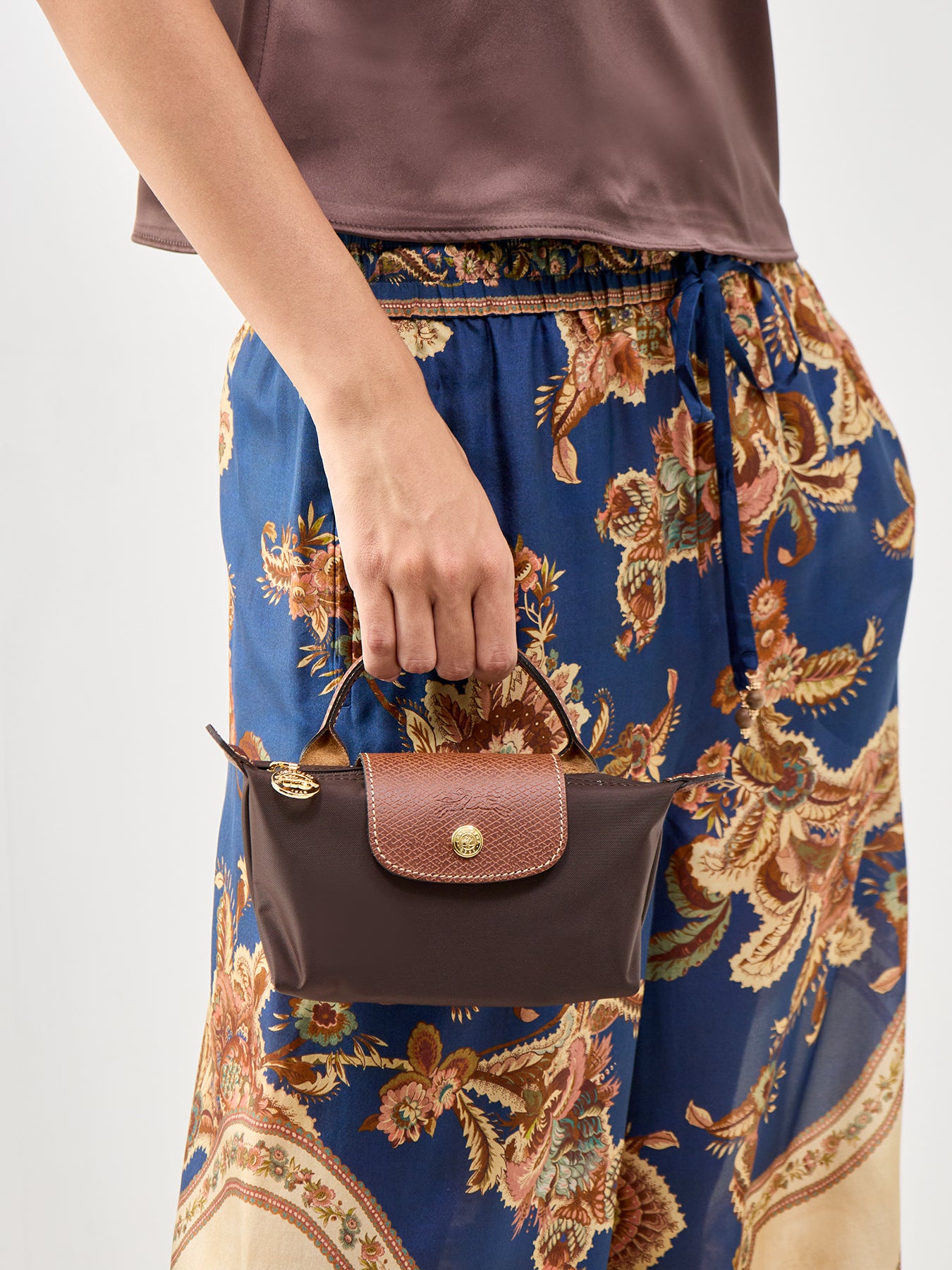 Le Pliage Original Pouch Brown