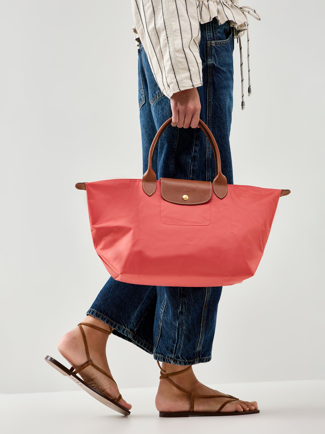 Le Pliage Original Large Tote Bag Strawberry