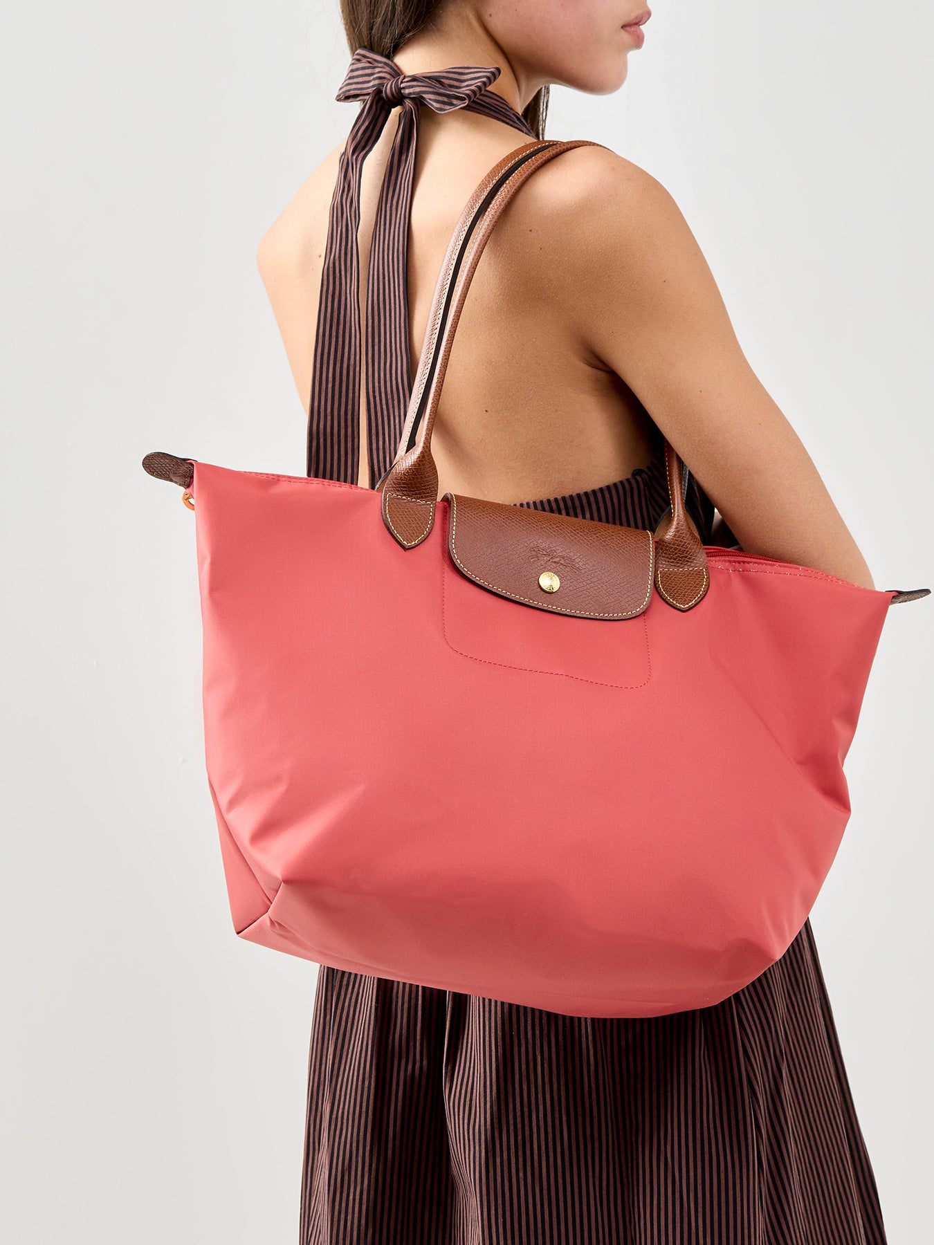 Le Pliage Original Large Tote Bag Strawberry