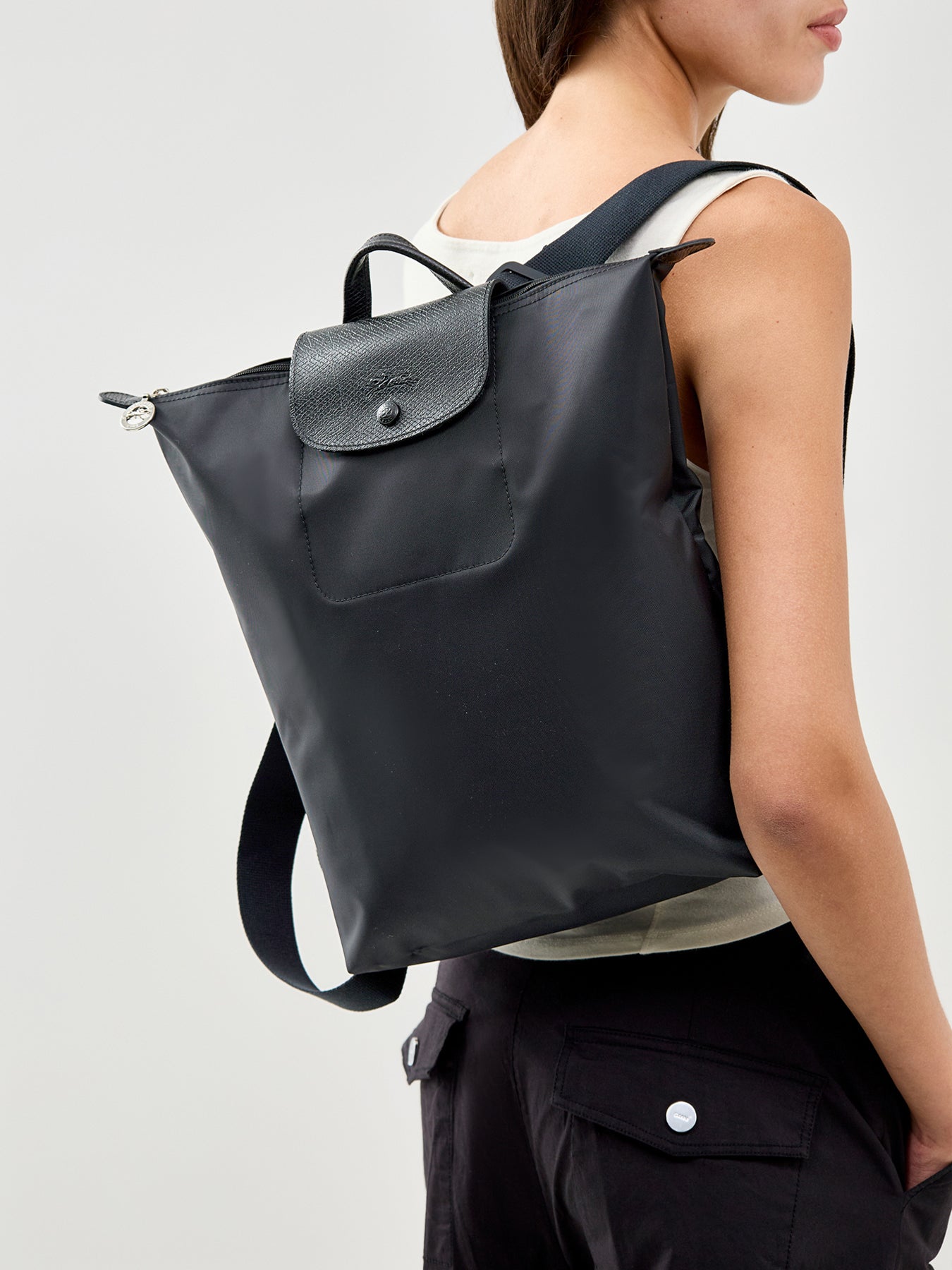 Le Pliage One Medium Backpack Black