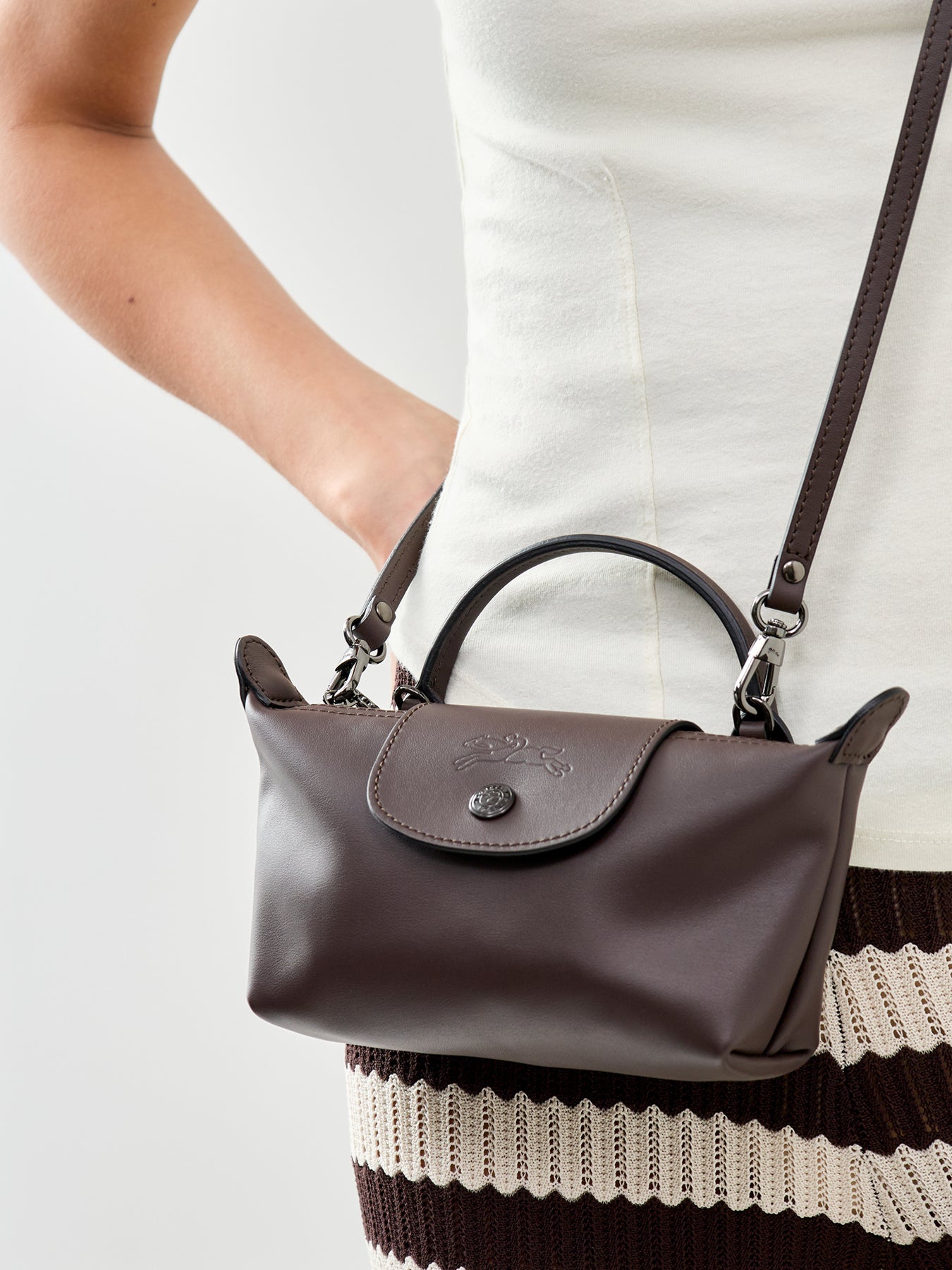 Le Pliage Xtra Extra Small Pouch Mocha
