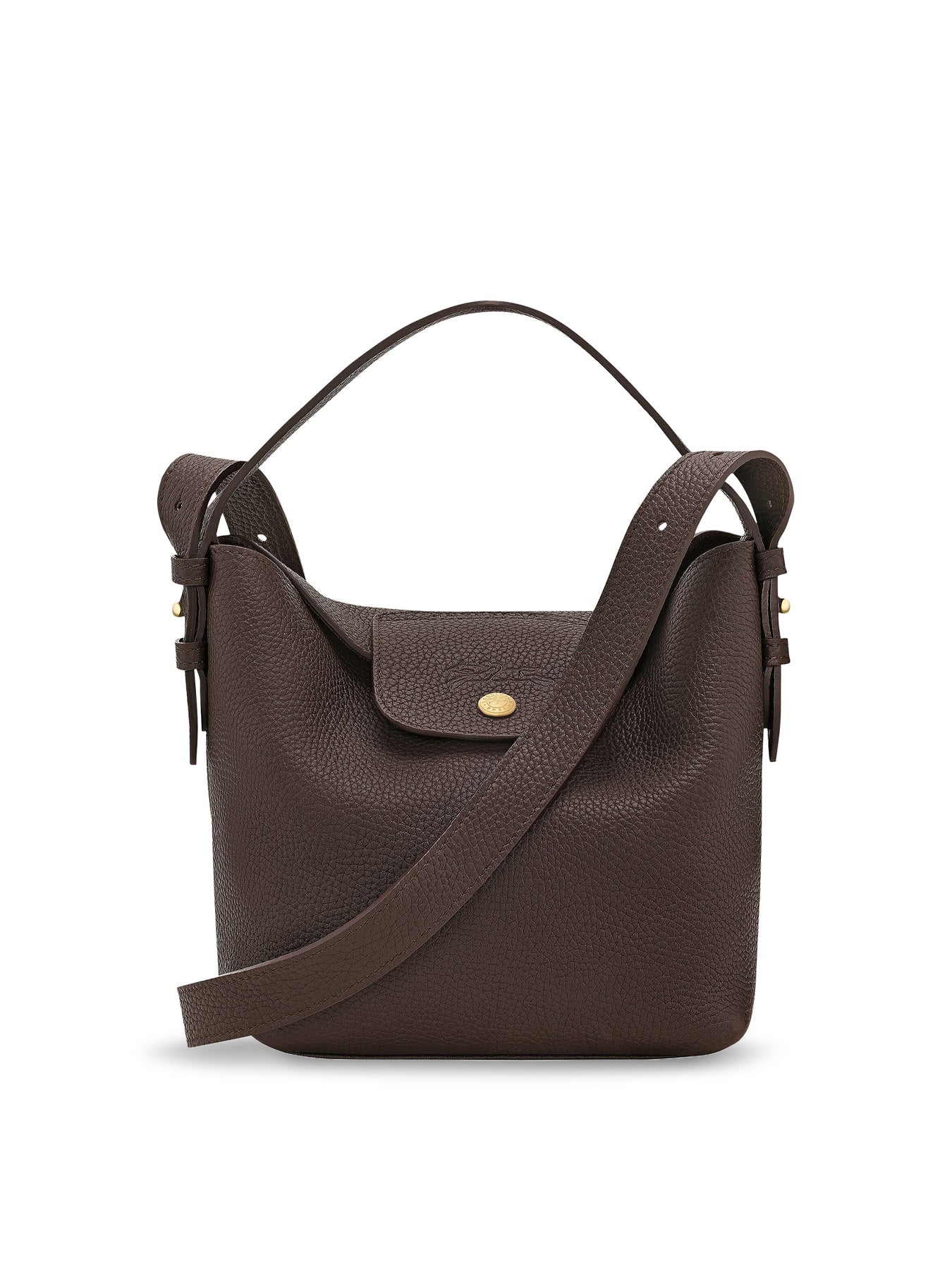 Cotton Canvas La Cadence Small Bucket Bag - Mocha
