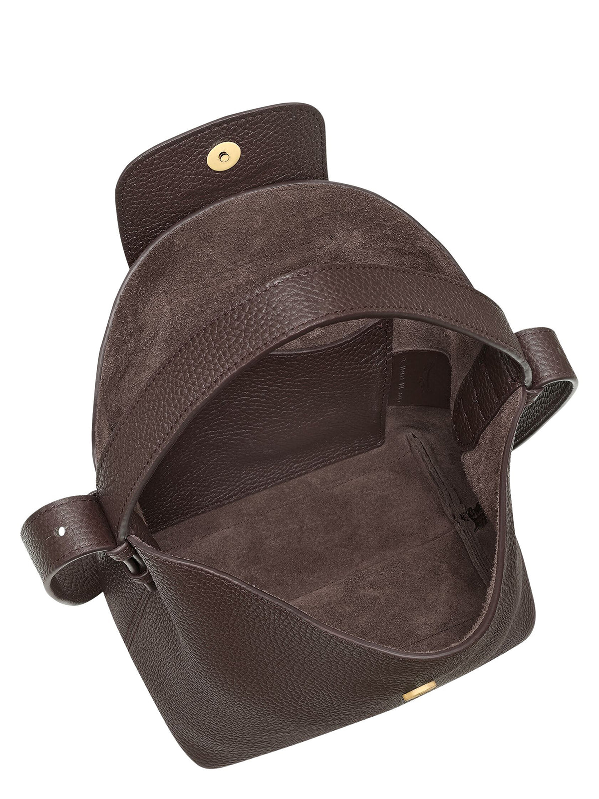 Cotton Canvas La Cadence Small Bucket Bag - Mocha