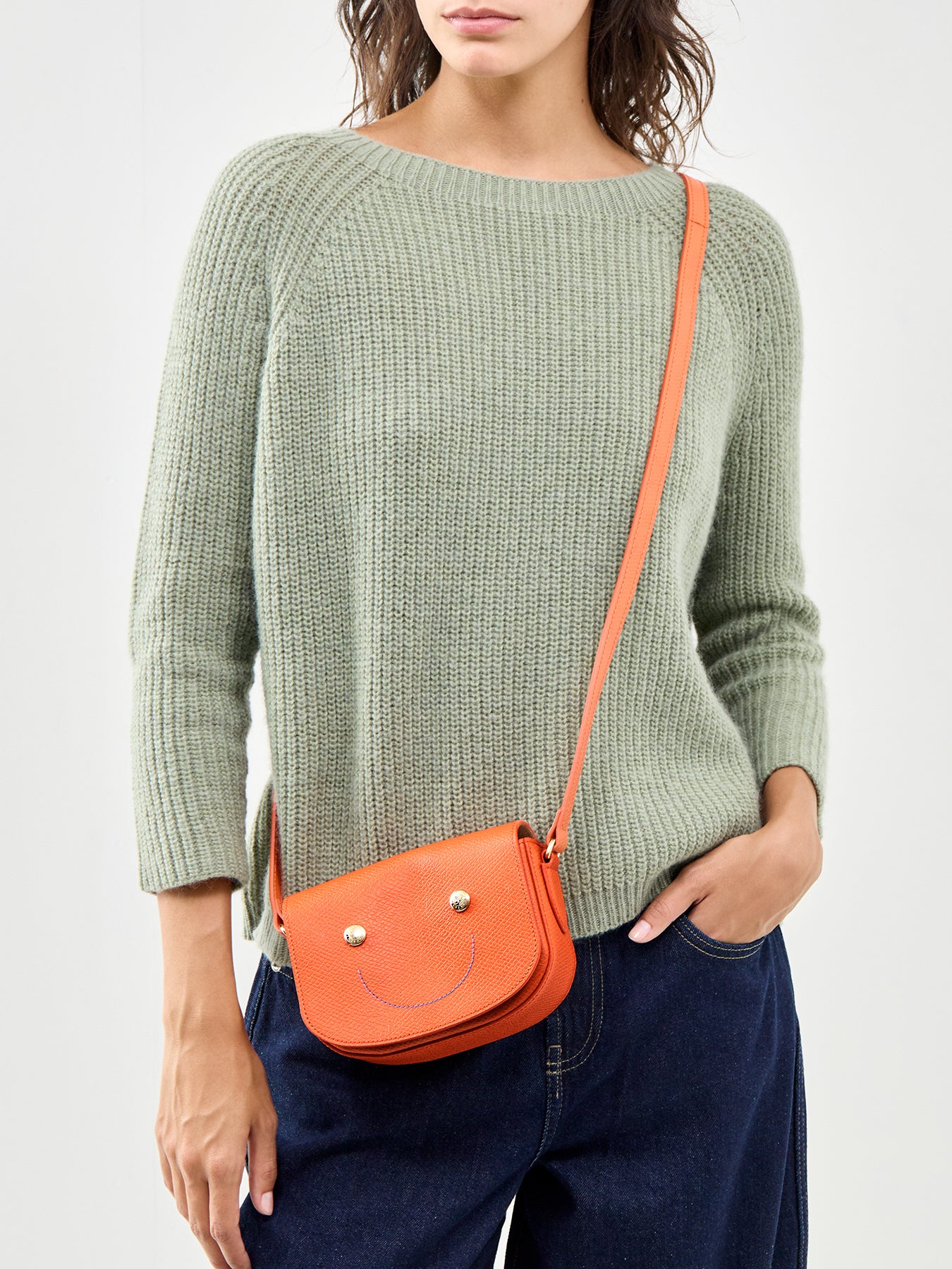 Épure Crossbody Bag Small Orange