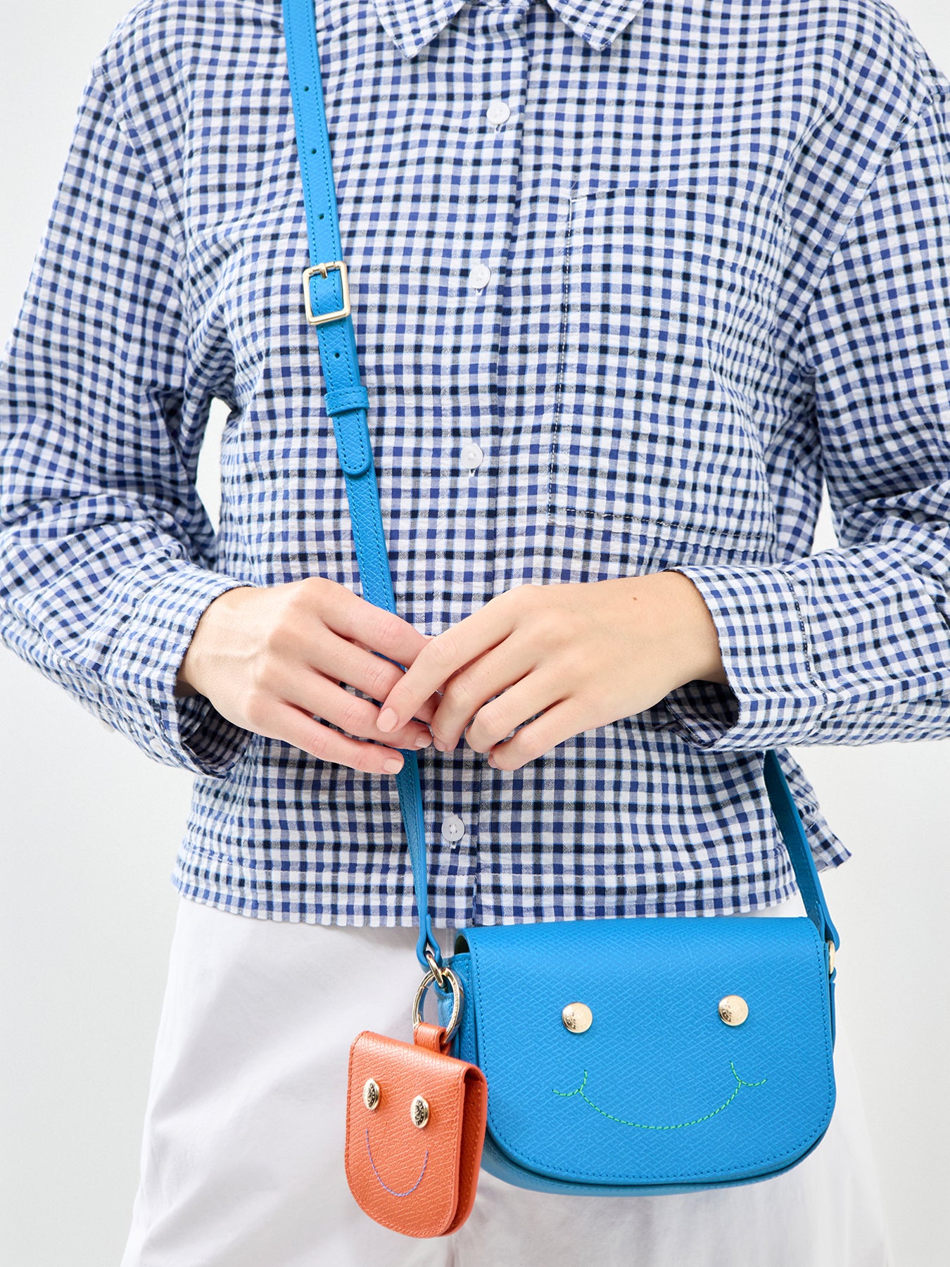 Les Champions Epure Crossbody Bag Small Blue