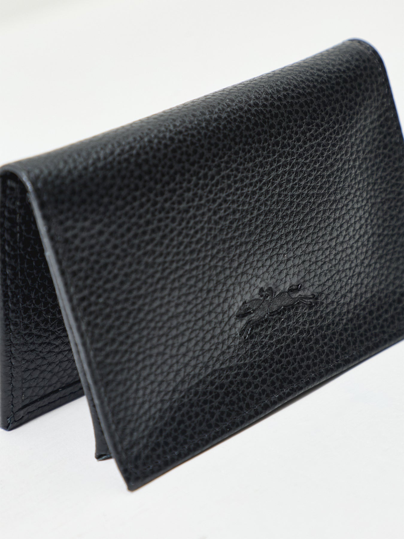 Le Foulonné Leather Card Holder Black