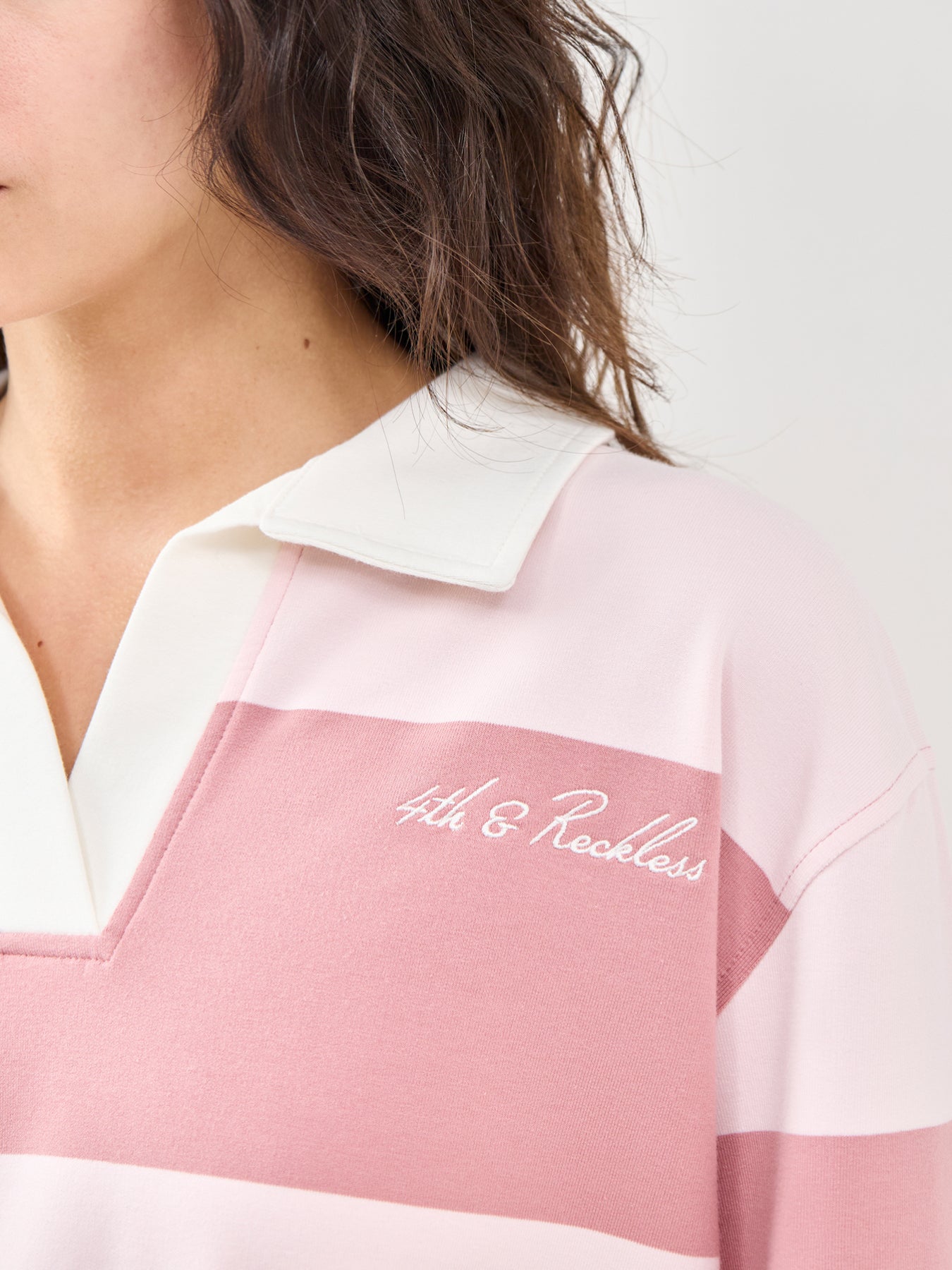 Hailey Long Sleeve Polo Shirt Multi