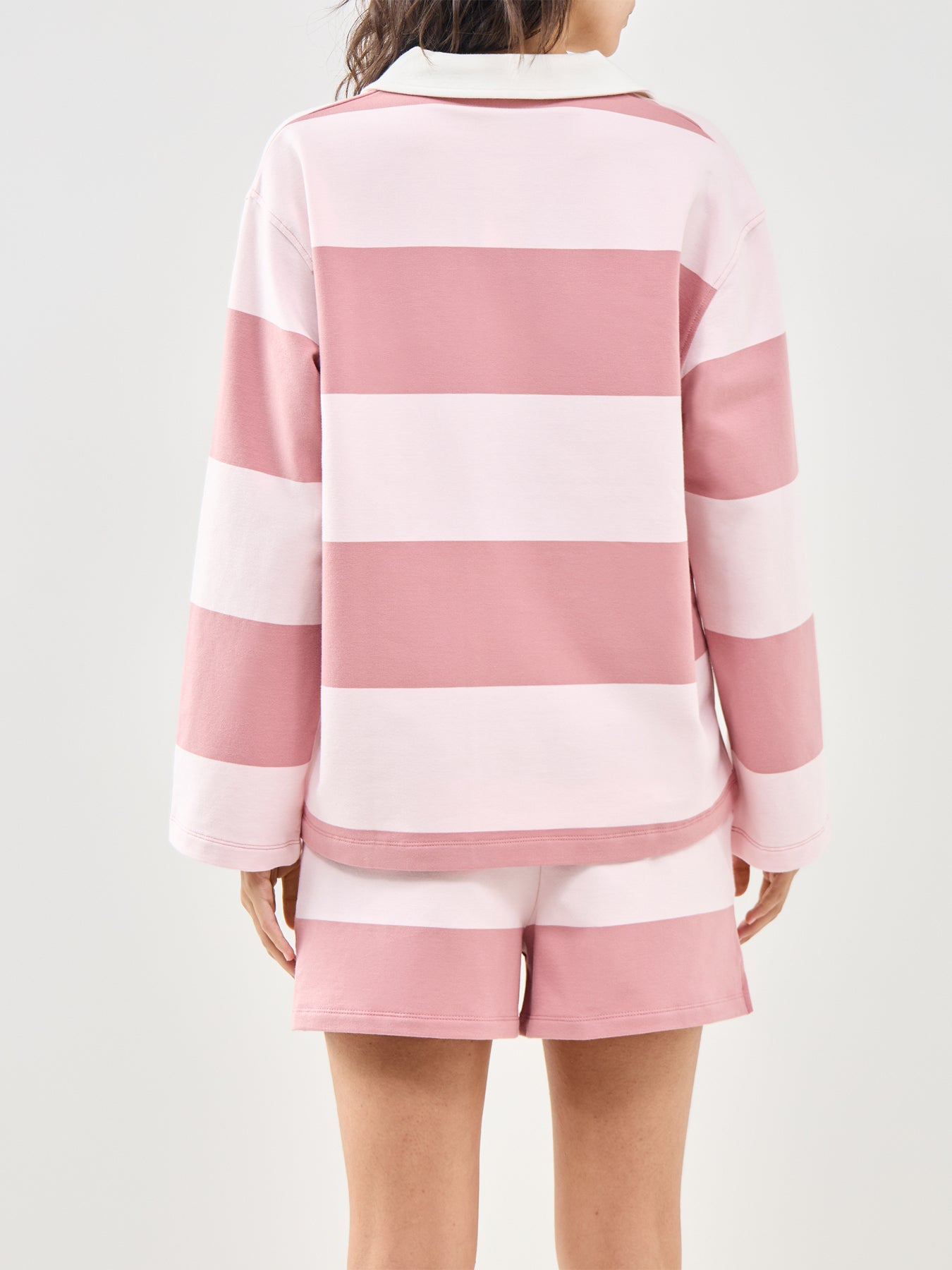 Hailey Long Sleeve Polo Shirt Multi