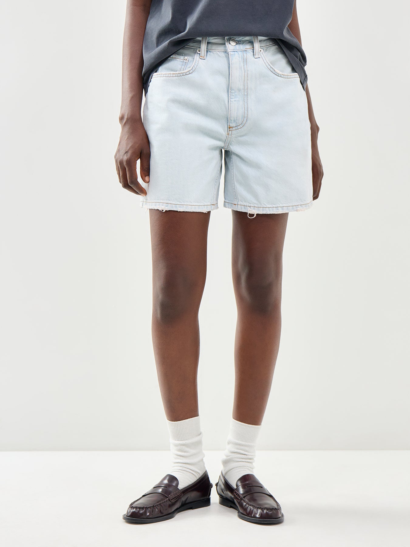 Delaney Denim Shorts Blue