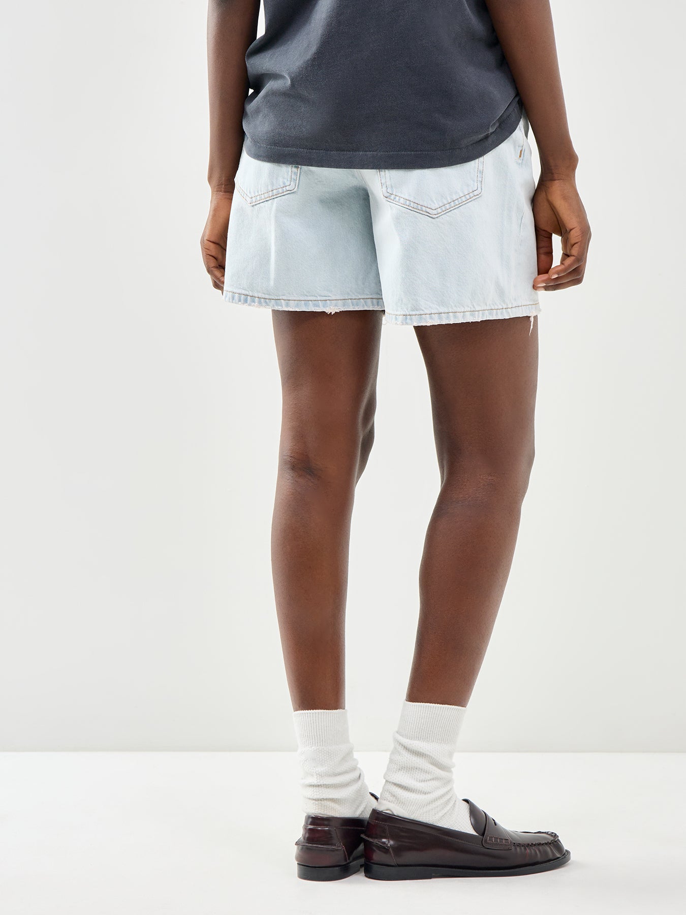 Delaney Denim Shorts Blue