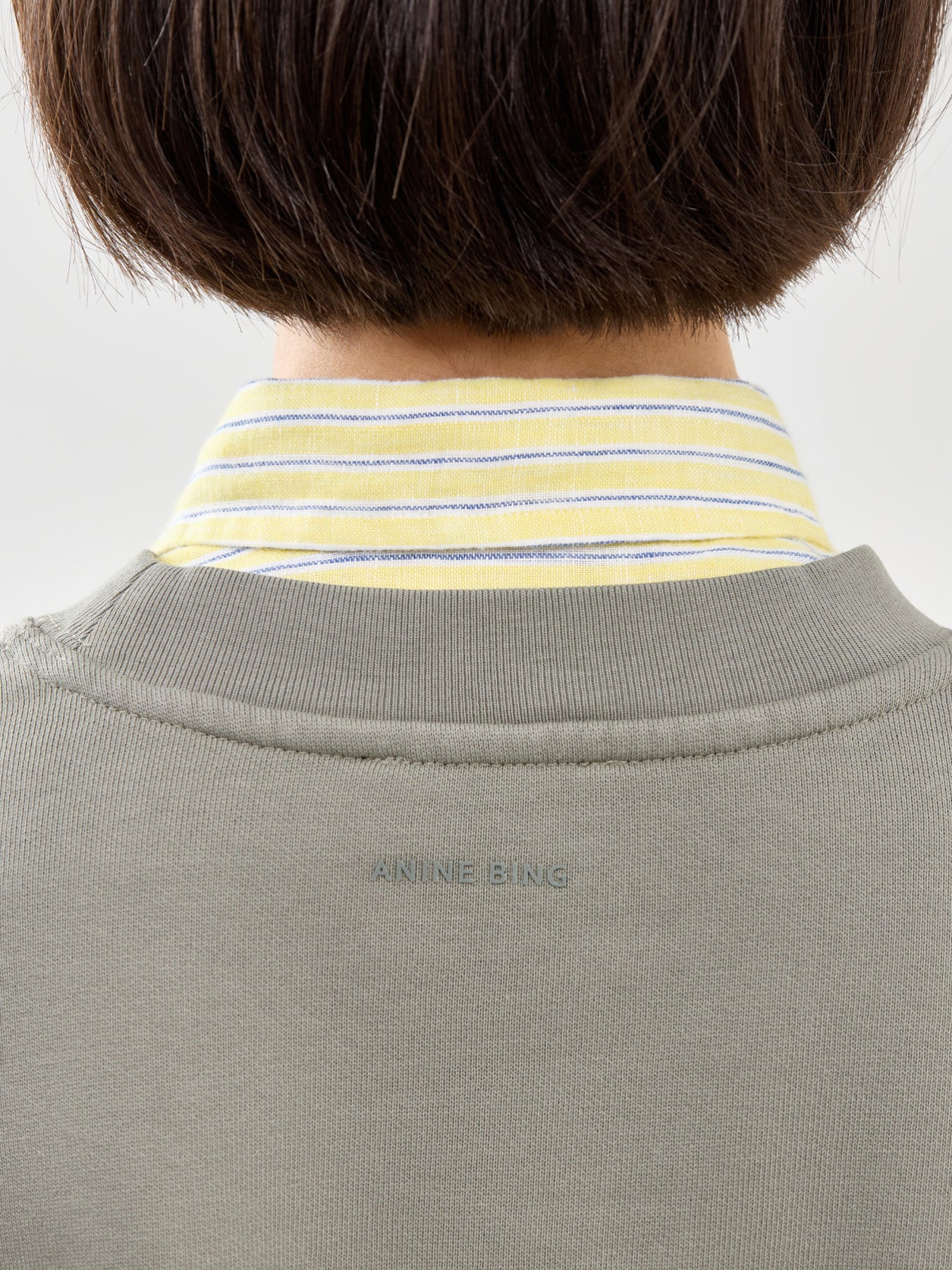Miles Letterman Sweatshirt Grey