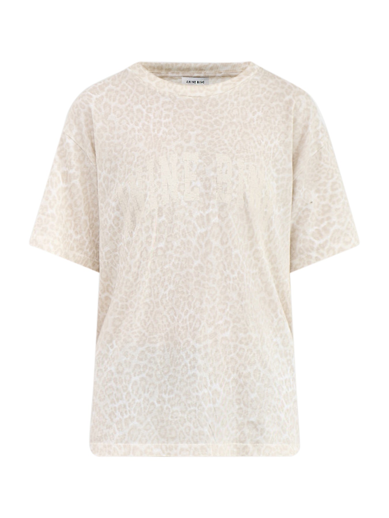 Cade Leopard T-Shirt Cream
