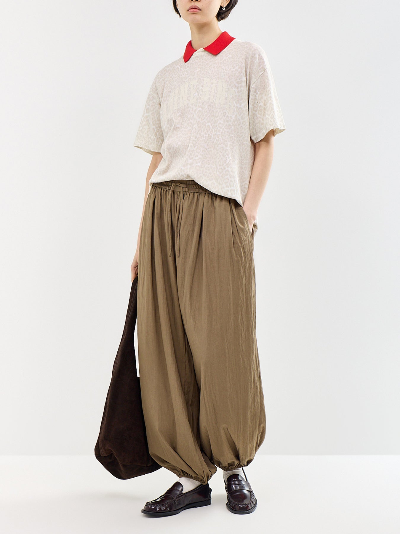 Cade Leopard T-Shirt Cream