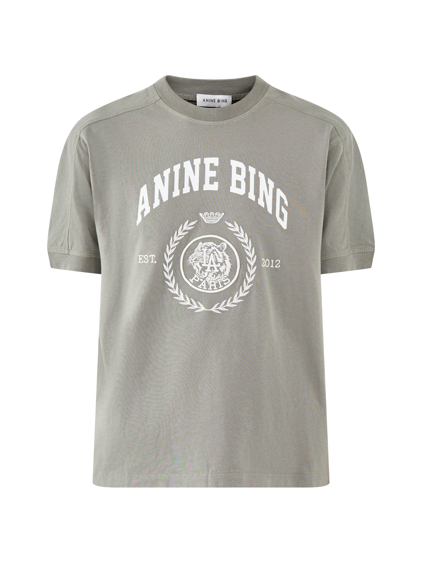 Jaylin Collegiate T Shirt Grey