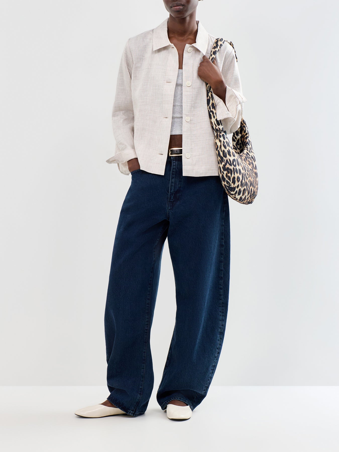 Classic Collar A-Line Jacket