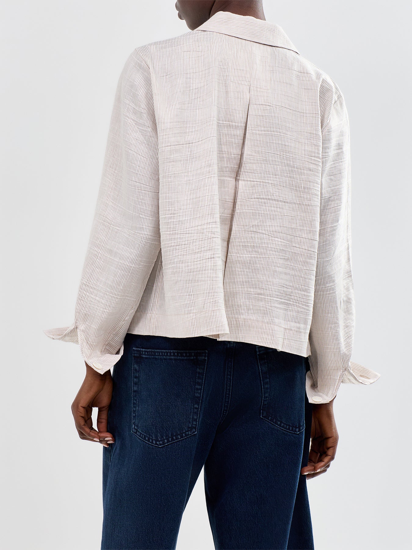 Classic Collar A-Line Jacket