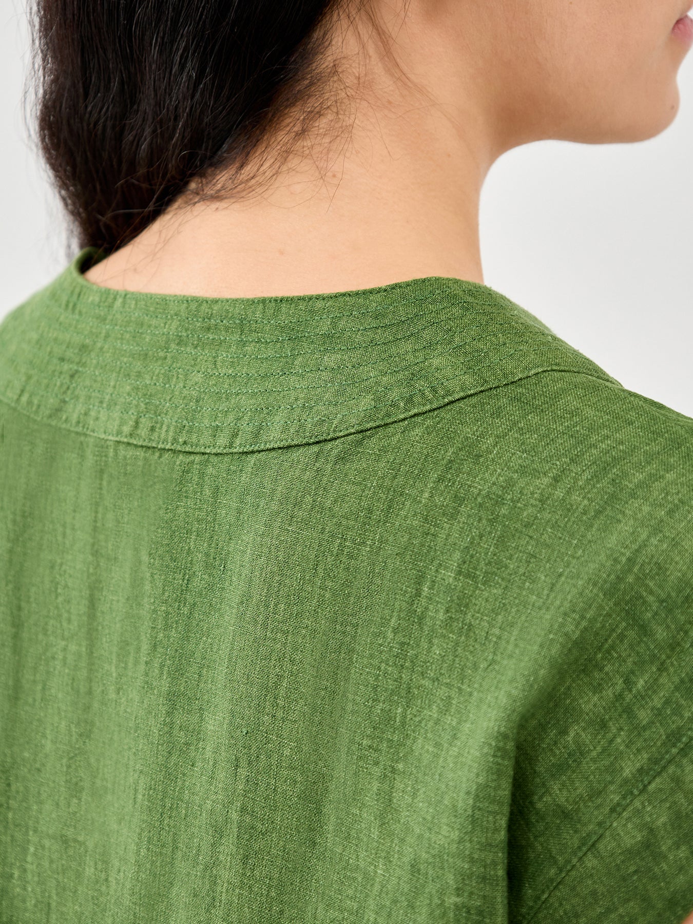 V-Neck Top Green