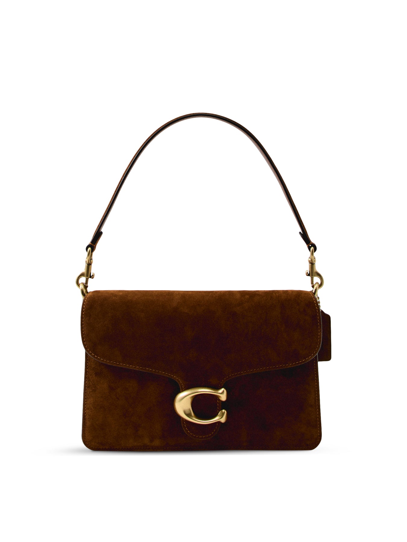 Suede Chain Tabby Shoulder Bag