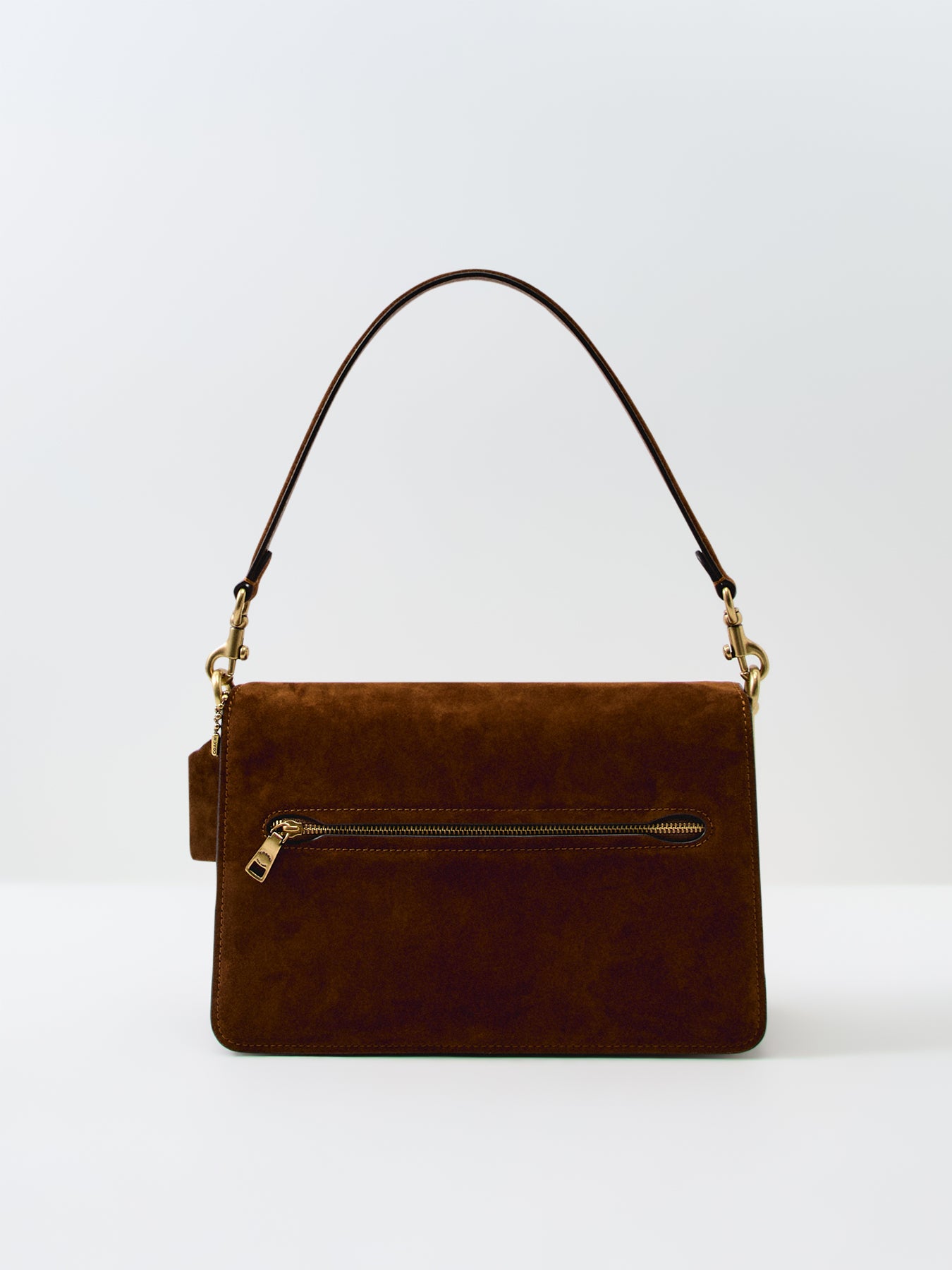 Suede Chain Tabby Shoulder Bag