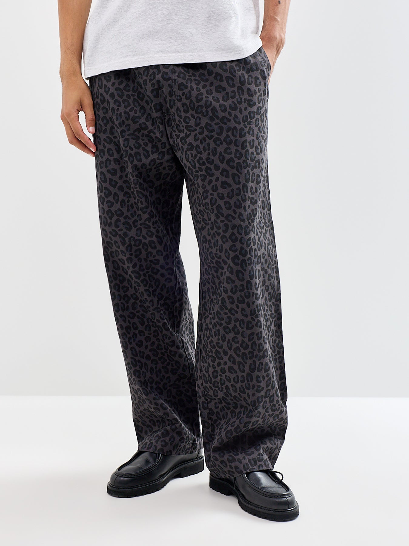Organic Cotton Leopard Easy Chef Trousers