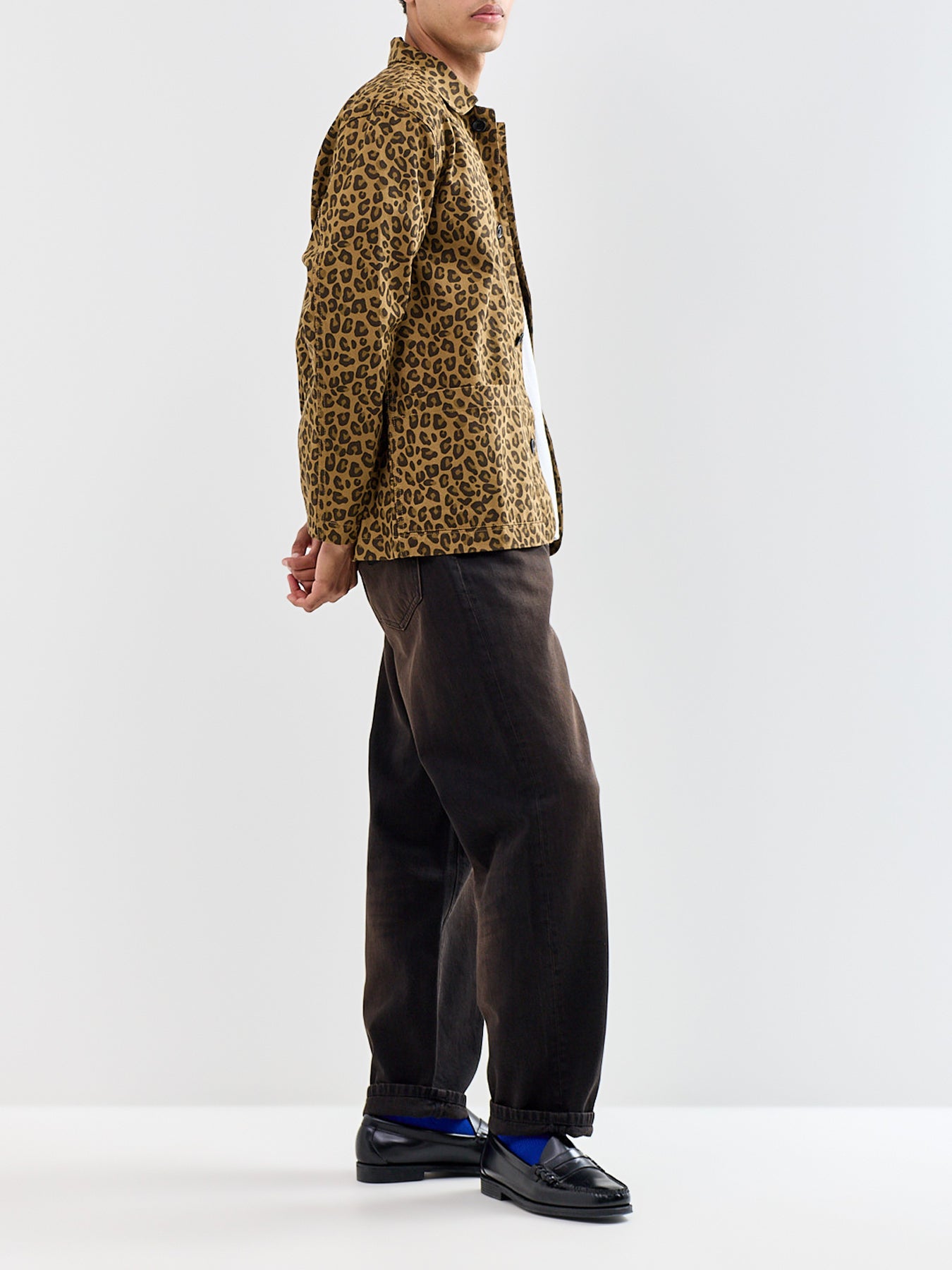 Organic Cotton Leopard Easy Chef Shirt