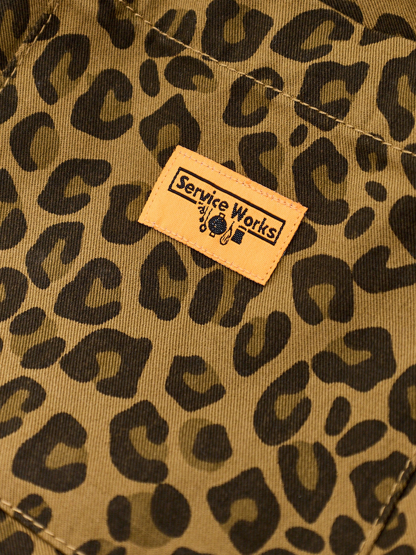 Organic Cotton Leopard Easy Chef Trousers