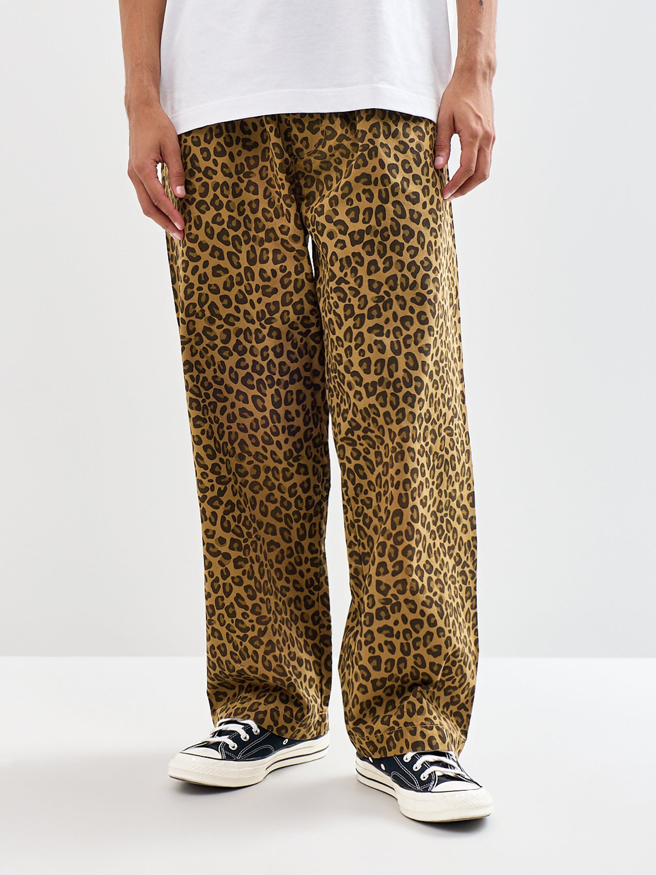 Organic Cotton Leopard Easy Chef Trousers