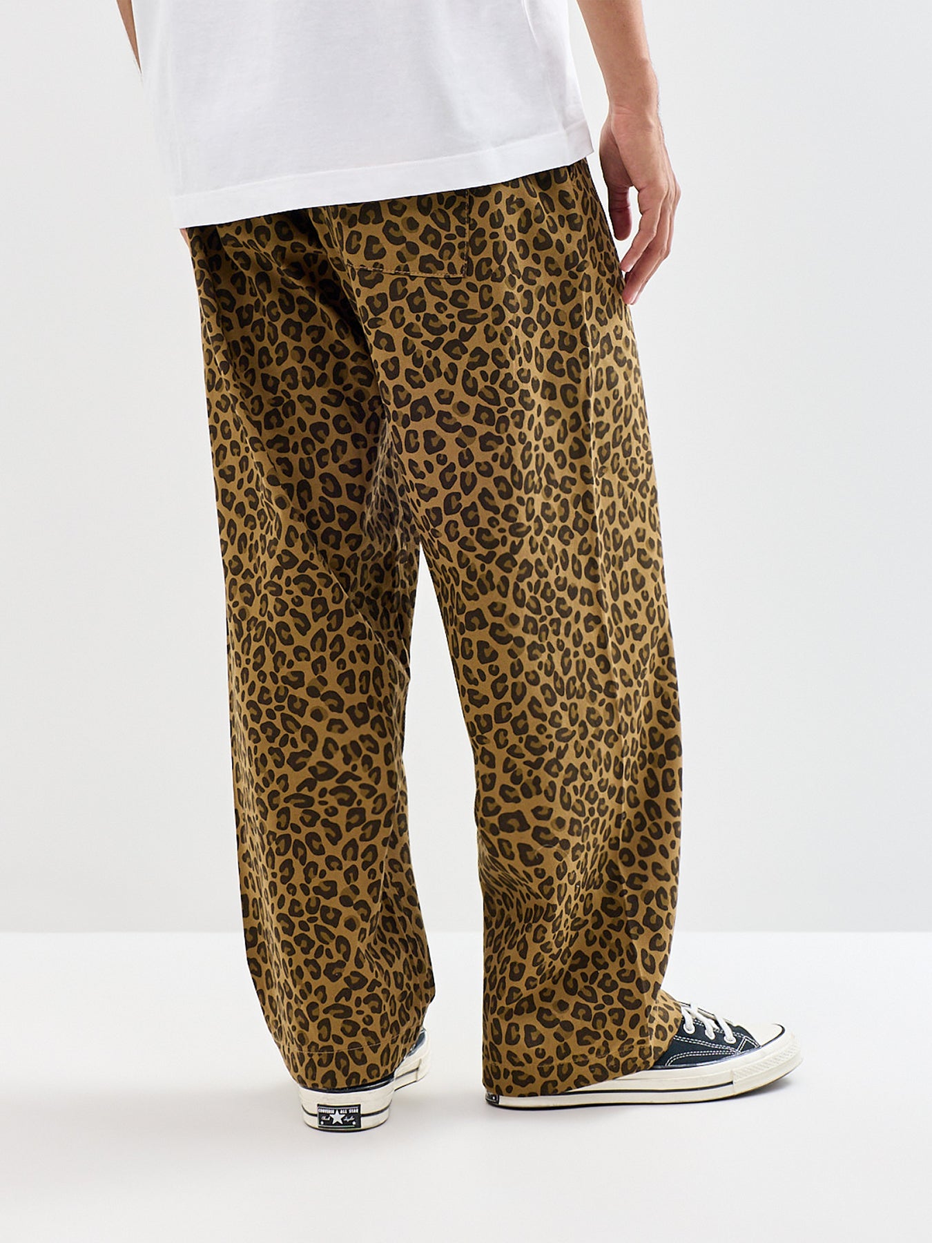 Organic Cotton Leopard Easy Chef Trousers