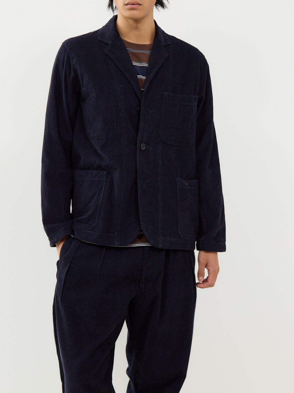 Fine Cord Organic Cotton Suit Jacket
