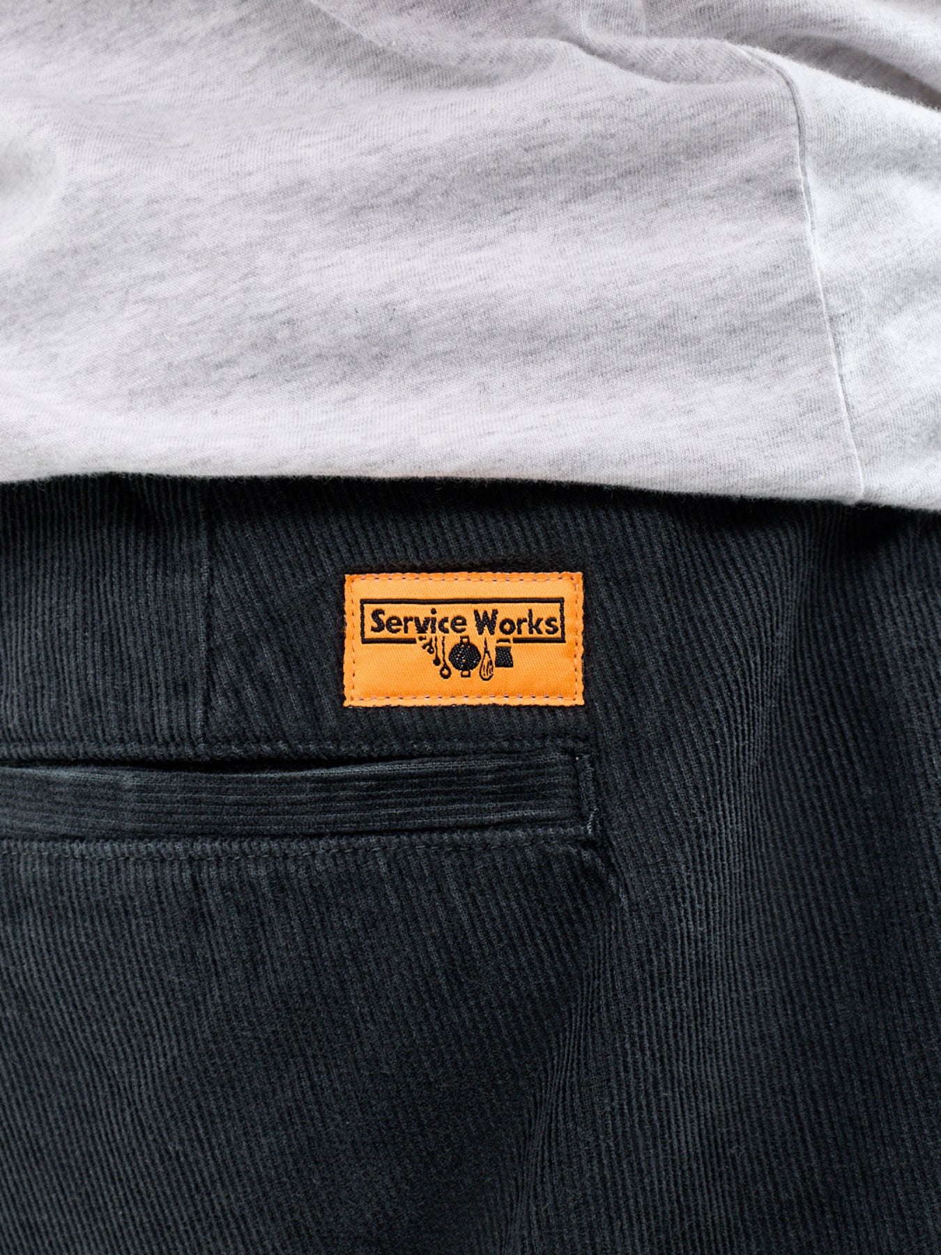 Organic Cotton Fine Cord Part-Timer Trousers
