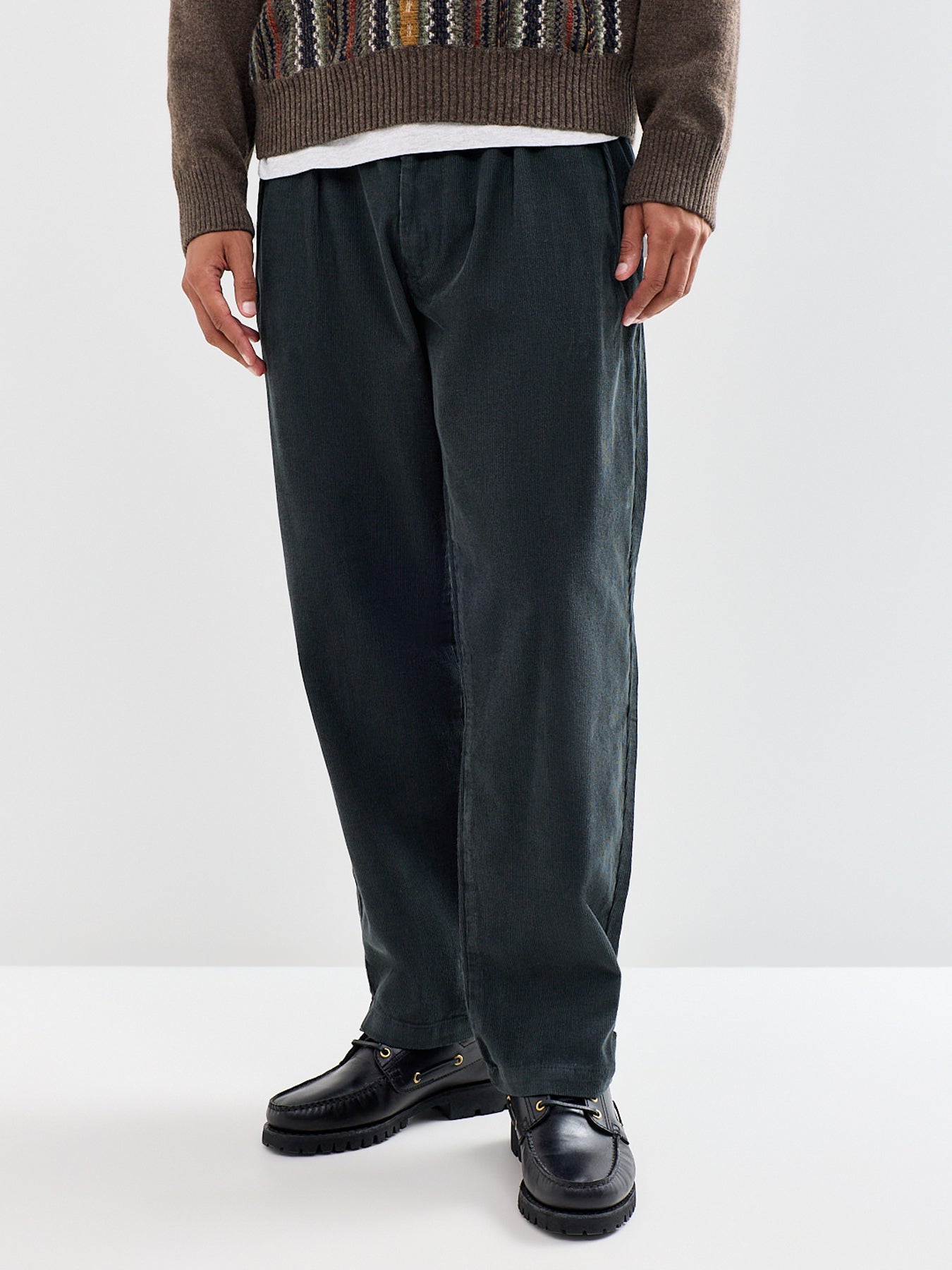 Organic Cotton Fine Cord Part-Timer Trousers