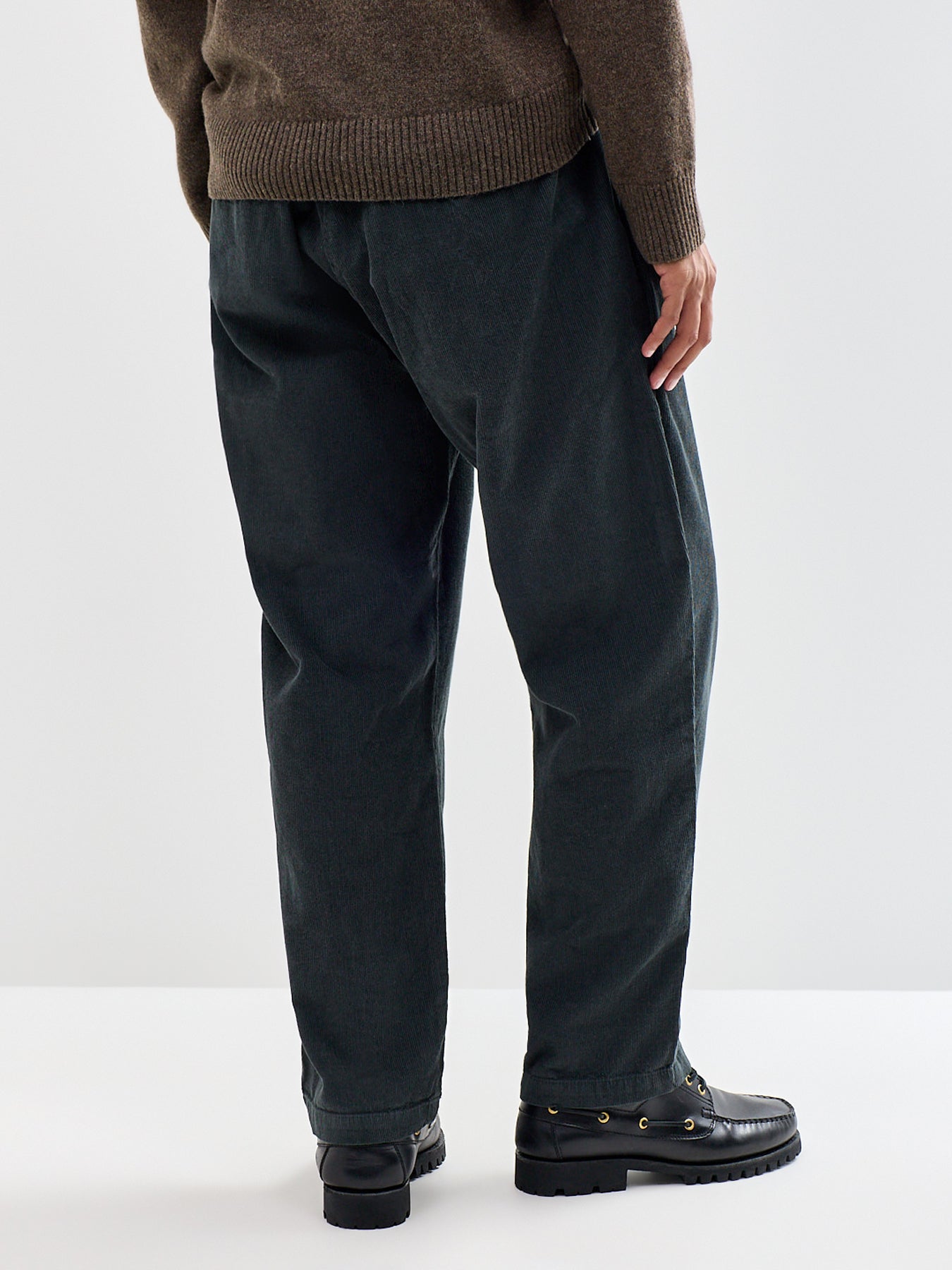 Organic Cotton Fine Cord Part-Timer Trousers